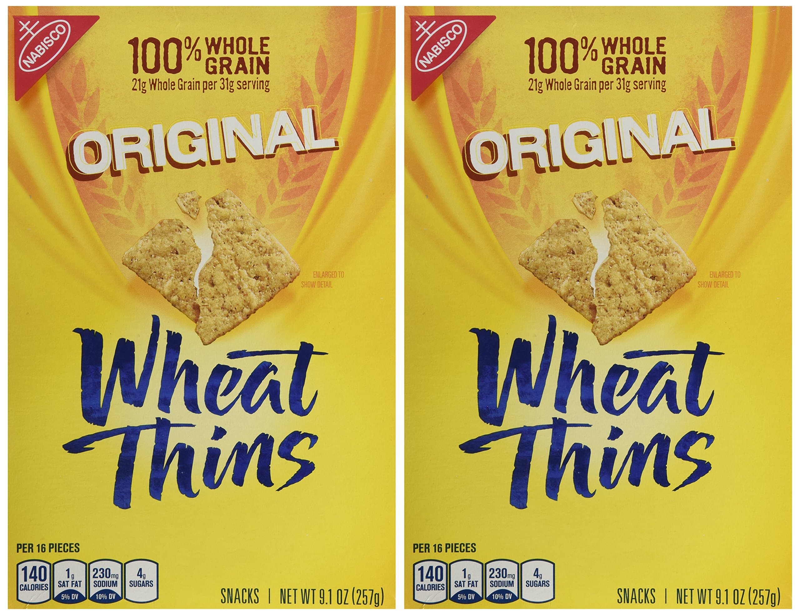 Wheat Thins Original 9.1 OZ (Pac of 2)