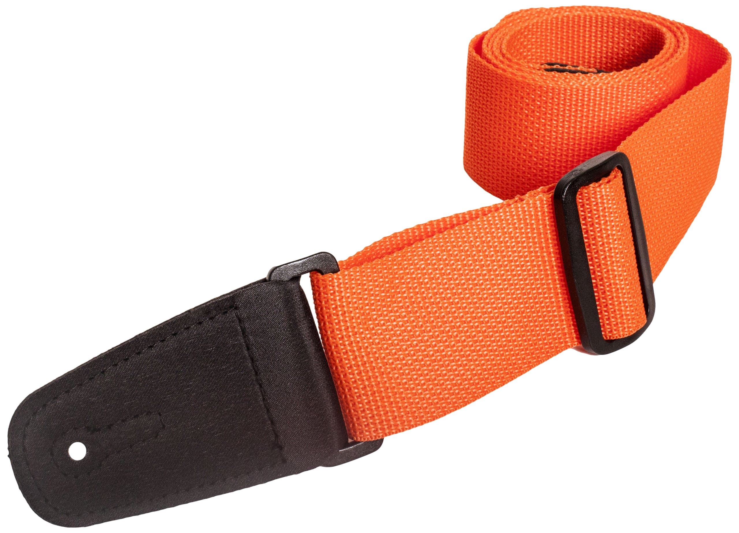 Henry Heller Guitar Strap (HPOLM-ORA),Orange, 2"
