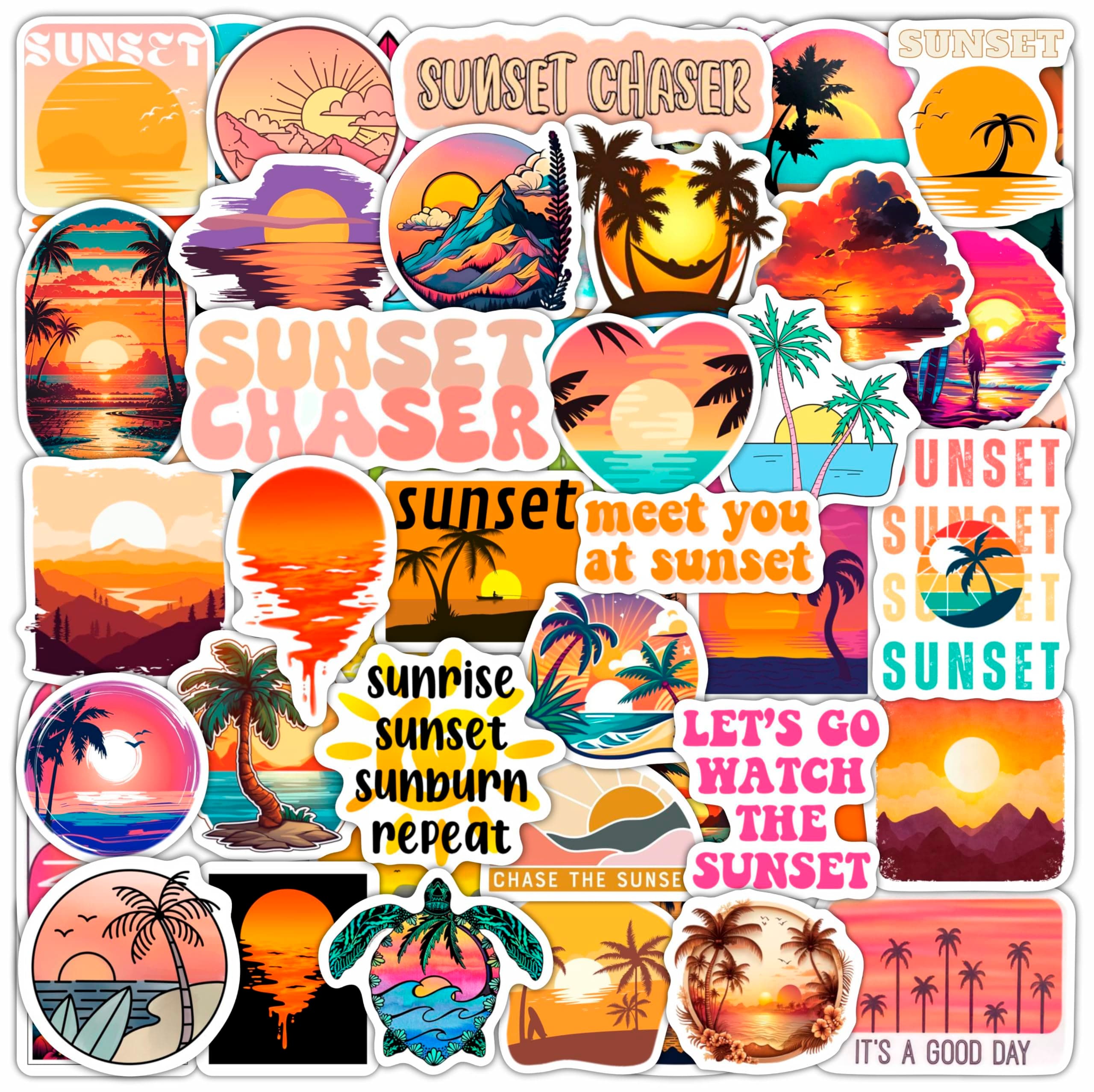 Sunset Stickers