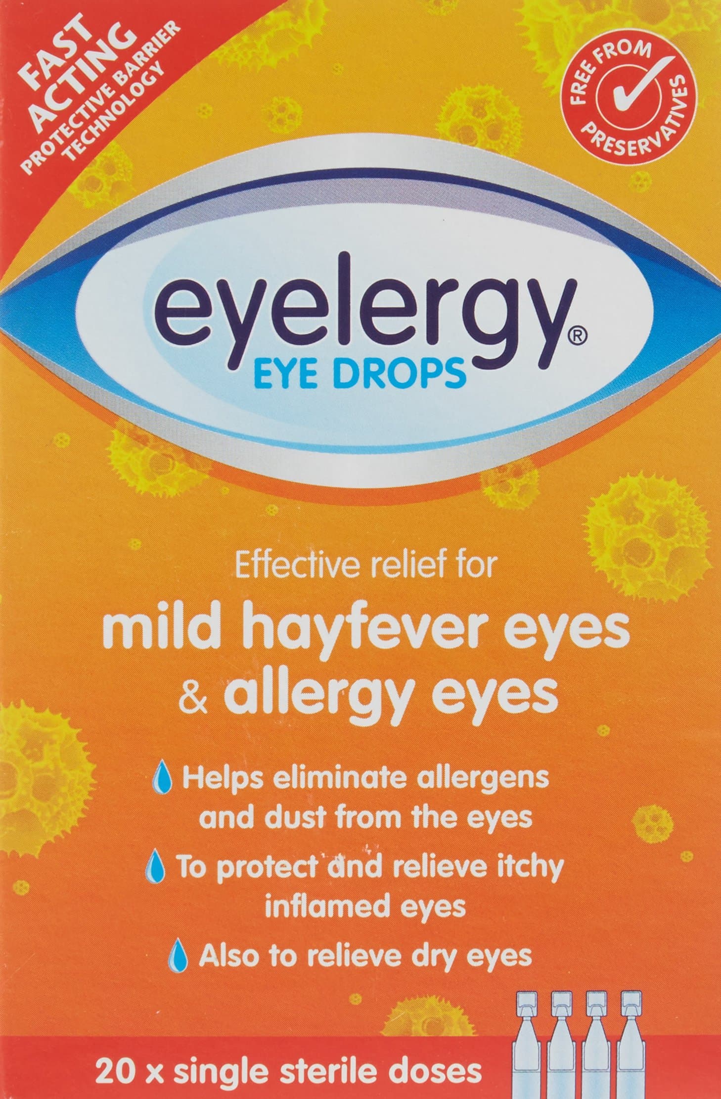 Eyelergy Eye Drops - Pack of 20 Doses