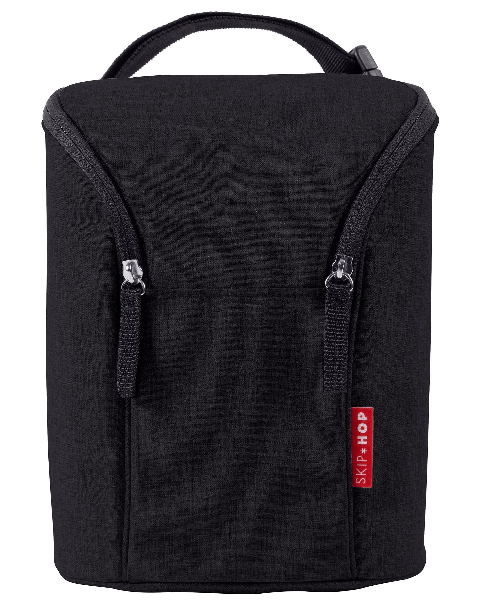 Double Bottle Bag, Black, EA