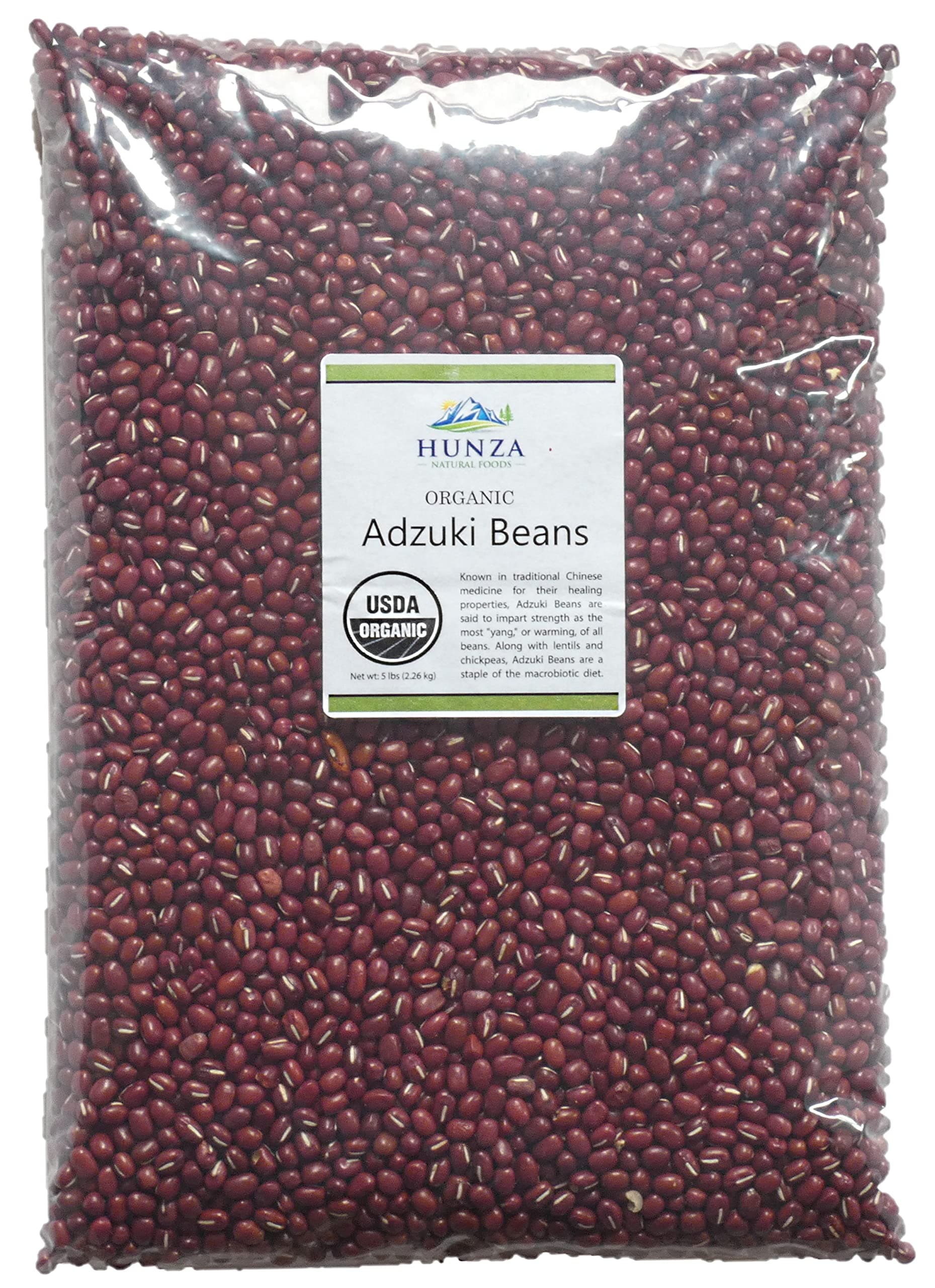 Hunza Organic Adzuki Beans (5 lbs)