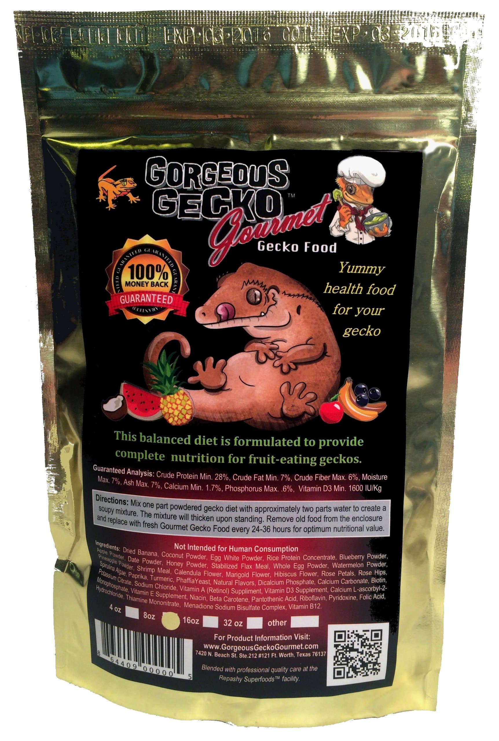gecko food 4 oz. package