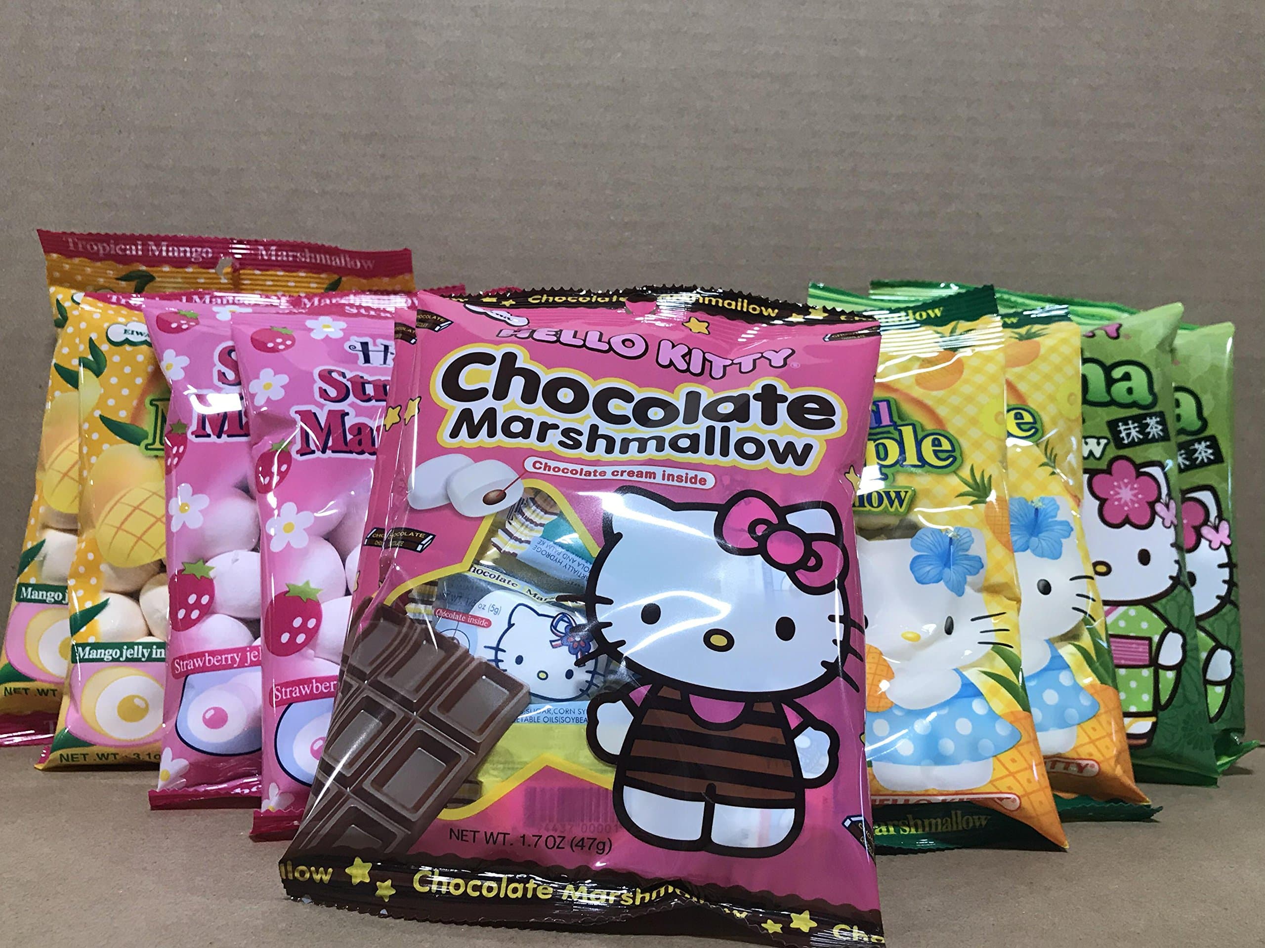 KC Commerce HELLO KITTY Marshmallow Variety Pack (Variety Pack of 10)
