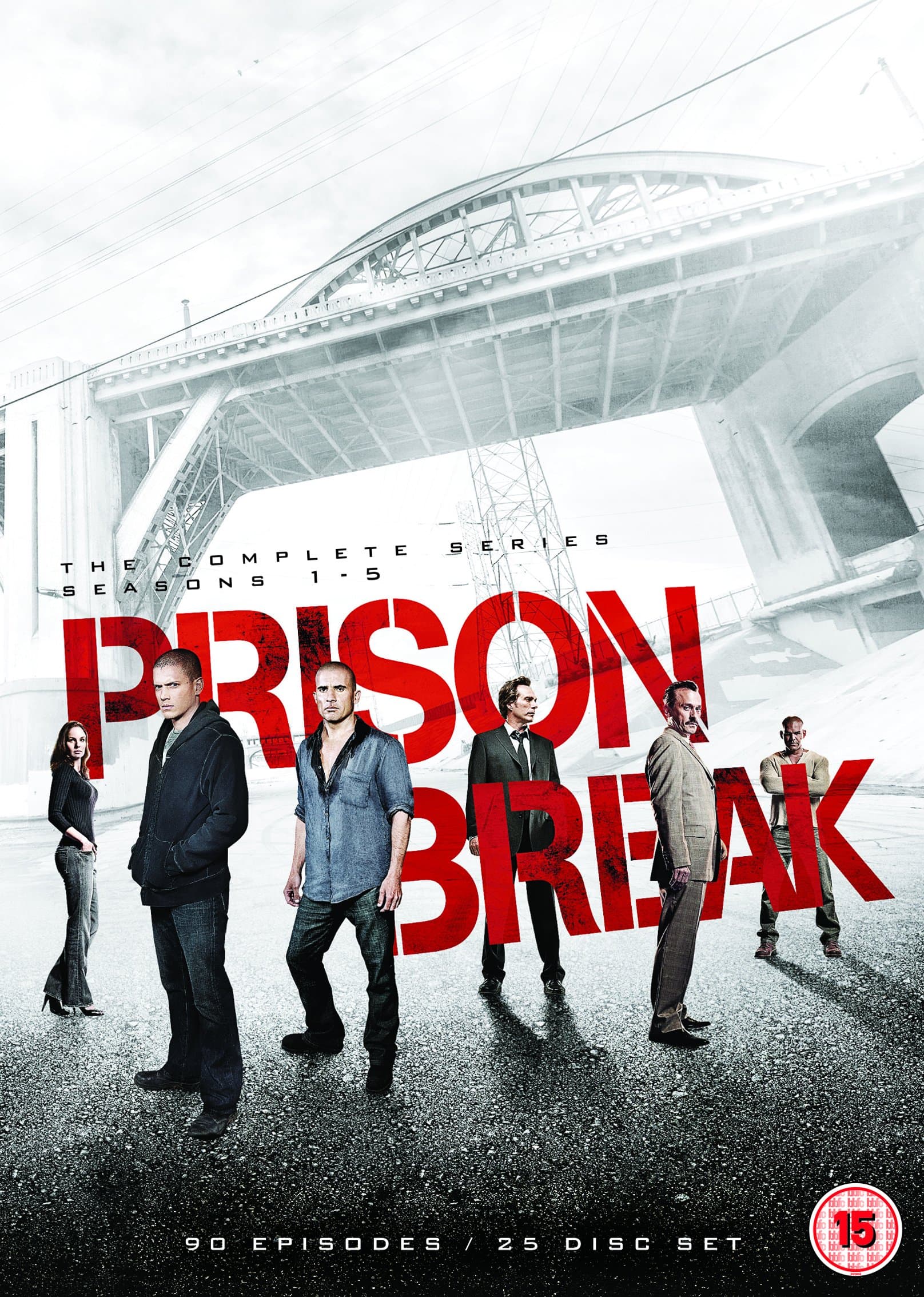 Prison Break Season 1-5 Complete Box DVD [Import] [Version Anglais]