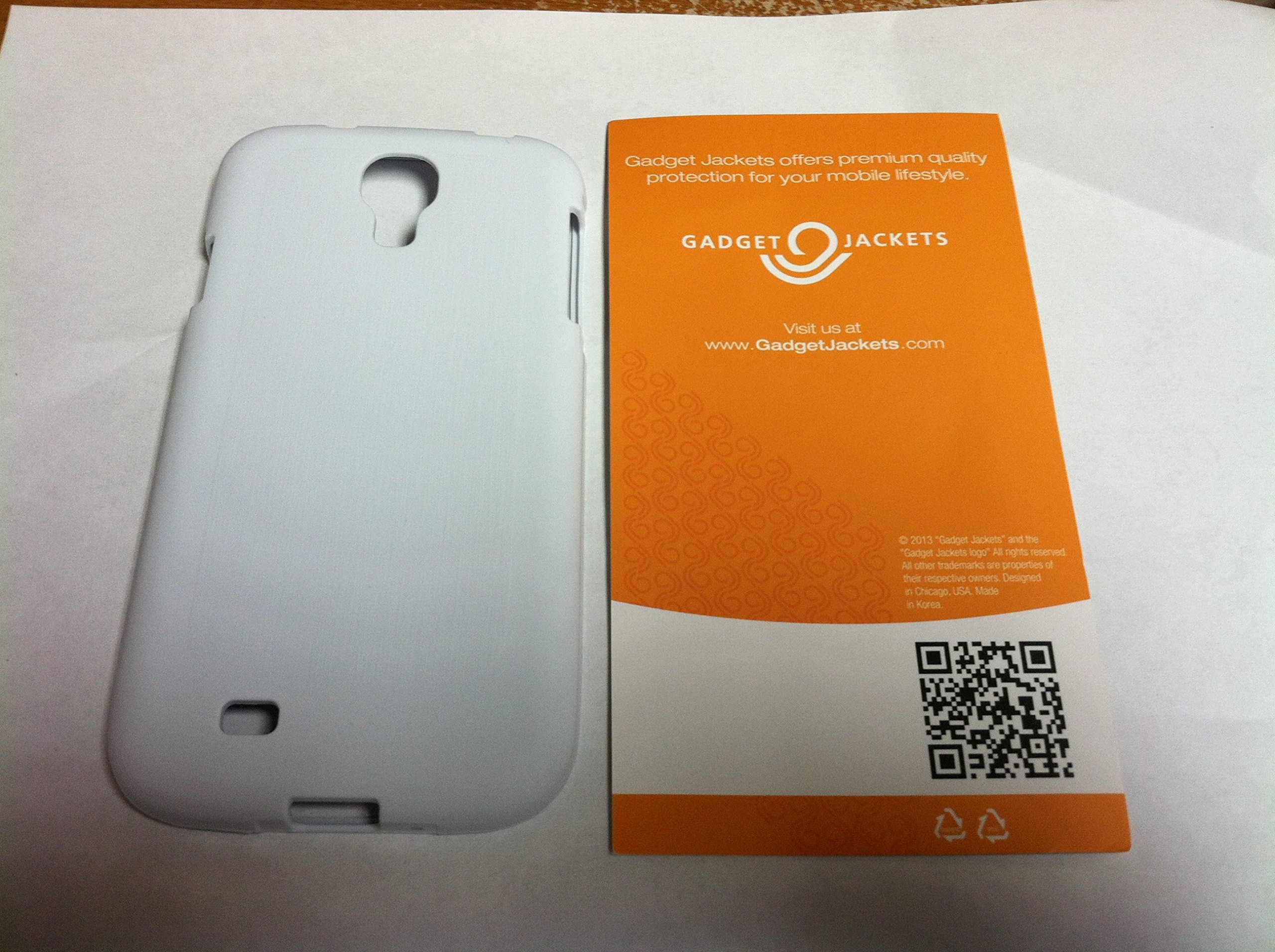 Gadget Jackets Soft Case for Samsung Galaxy S4 (White)