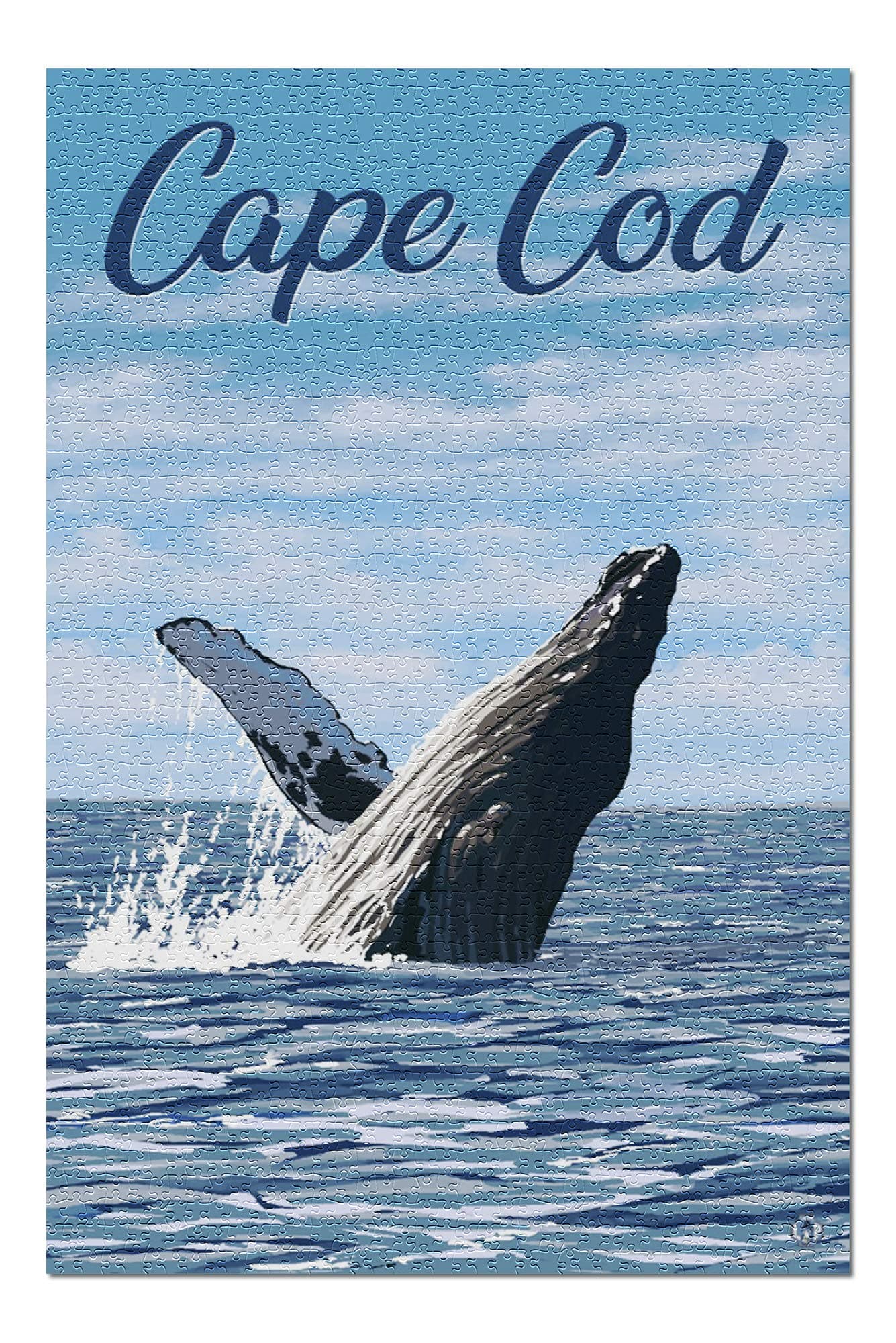 Cape Cod - Humpback Whale 95498 (Premium 1000 Piece Jigsaw Puzzle for Adults, 20x30, Made in USA!)
