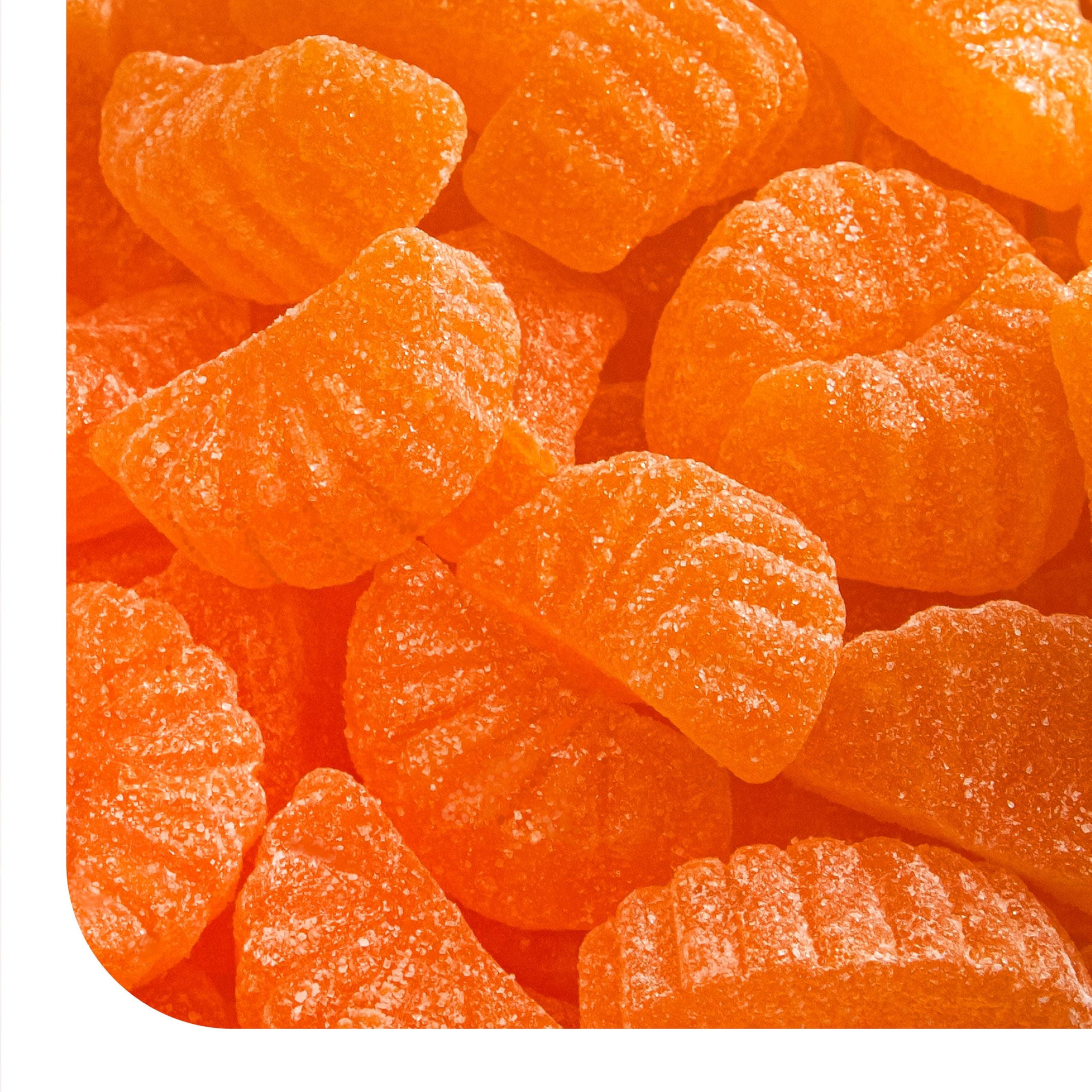 - Orange Slices - 2 Pound Pack (65 Count) - Jelly Candy - Naturally Flavored Fruit Slices - Gelatin Free Chewy Candies for Buffets, Snacking and Gifting