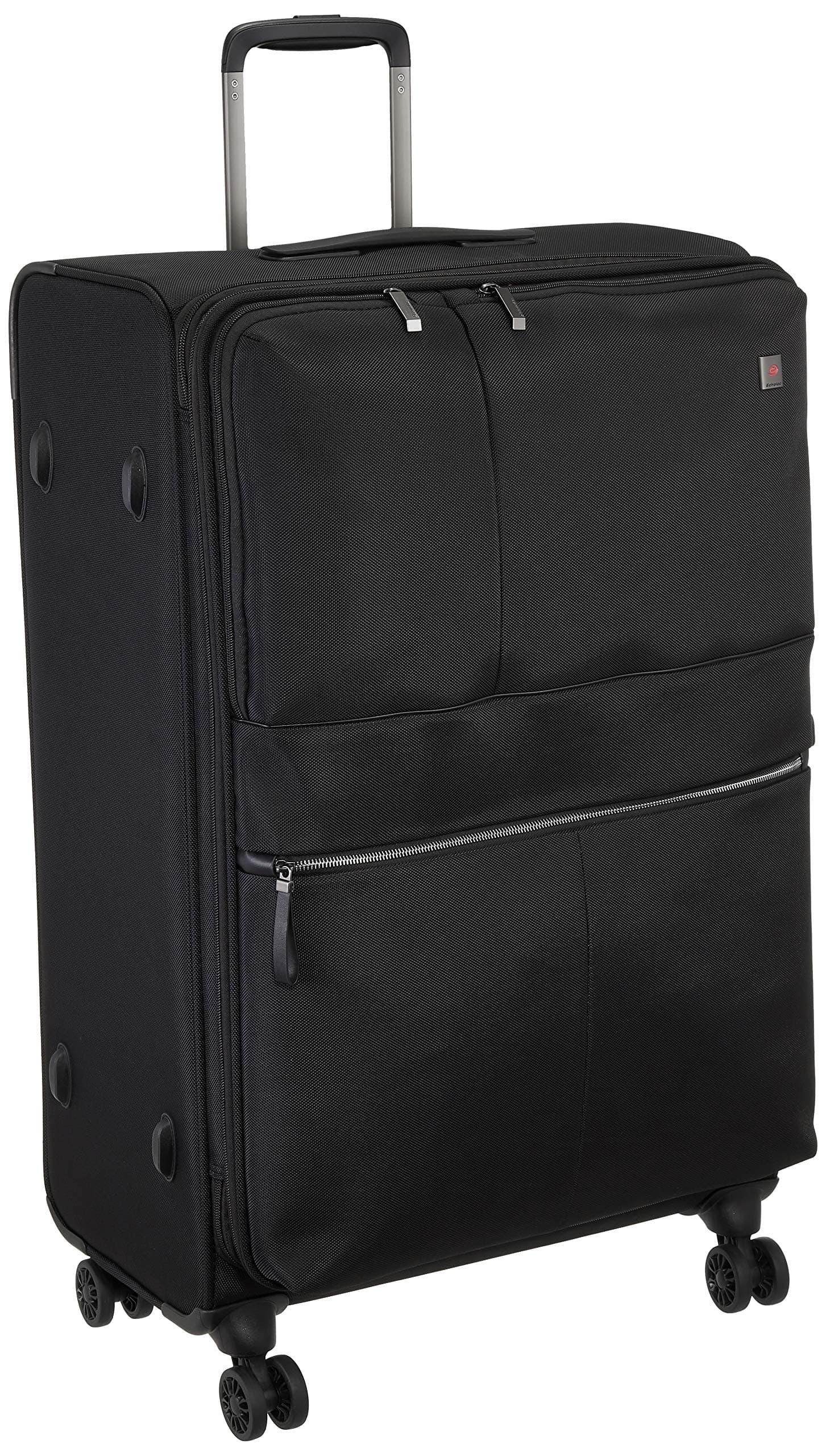 ECHOLAC Polyester 15 inch 78 cms Black Softsided Check-in Luggage (CT714A)