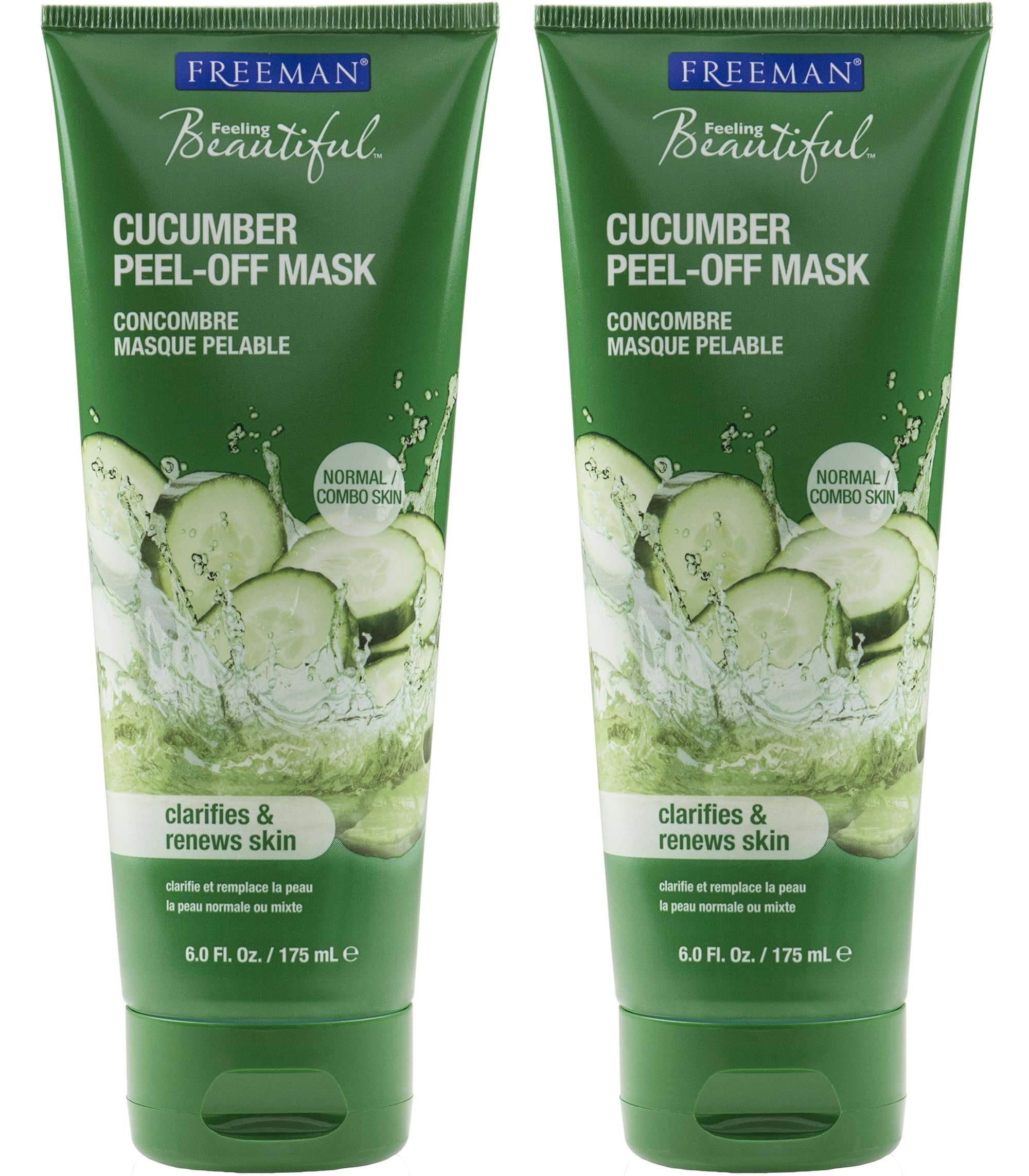 FREEMAN CUCUMBER PEEL OFF MASK 175 mL*2 (Pack Of 2)