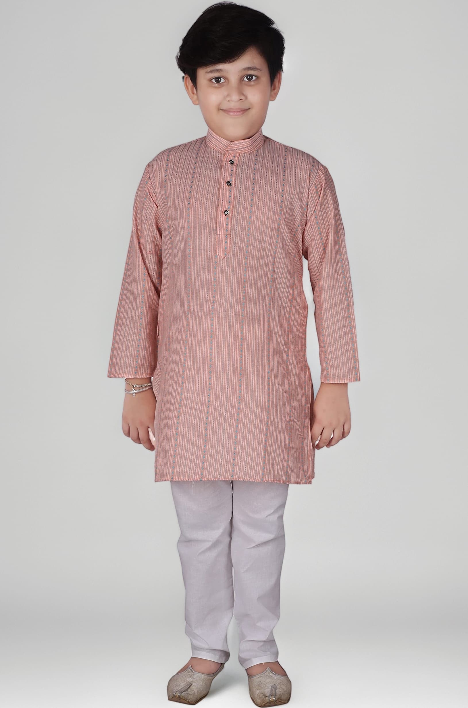 Pro-Ethic Style Developer Boy's Cotton Striped Kurta Pyjama For s | Kurta Paijama Set