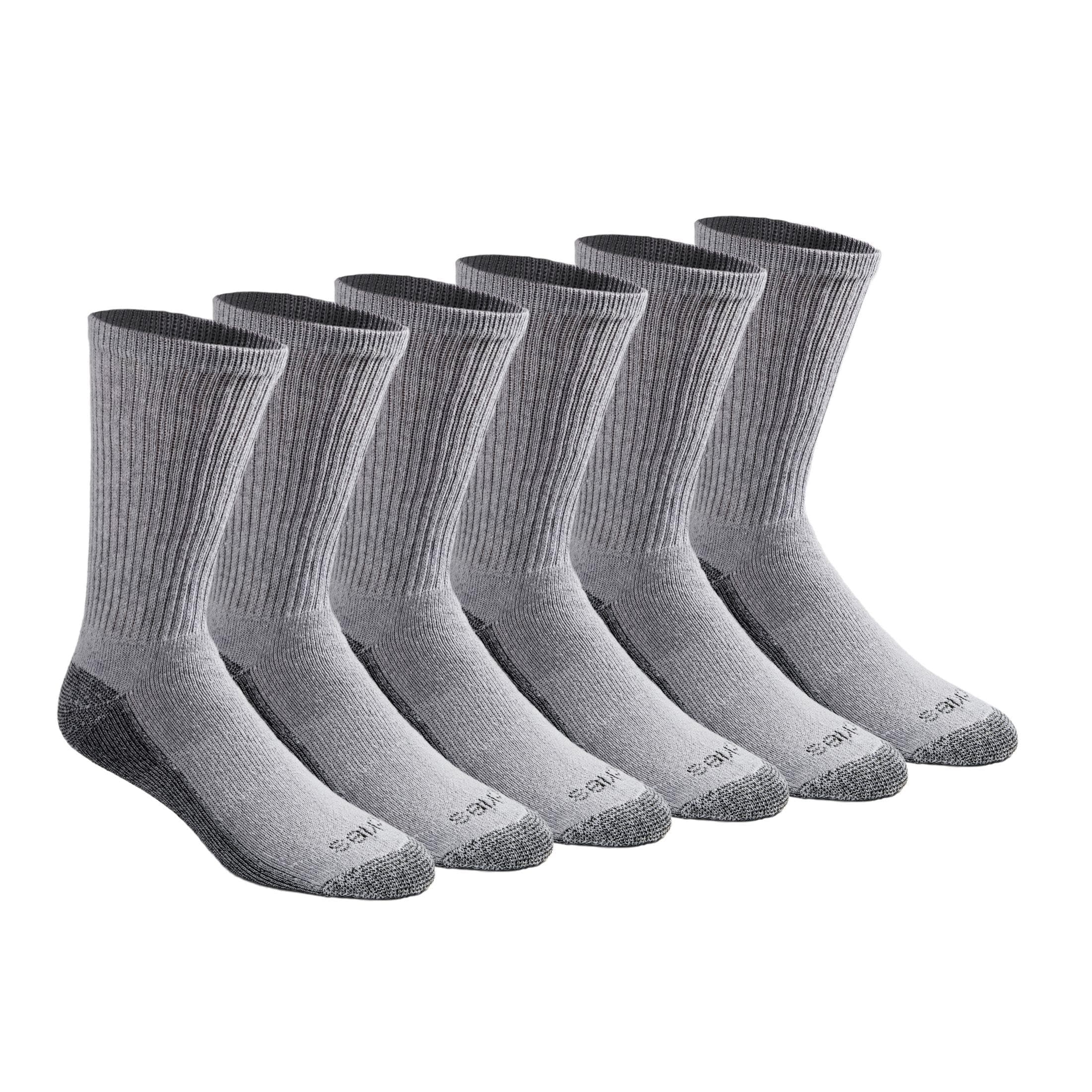 Cherokee mens Multi-pack Dri-tech Moisture Control Crew Socks Socks (pack of 6)