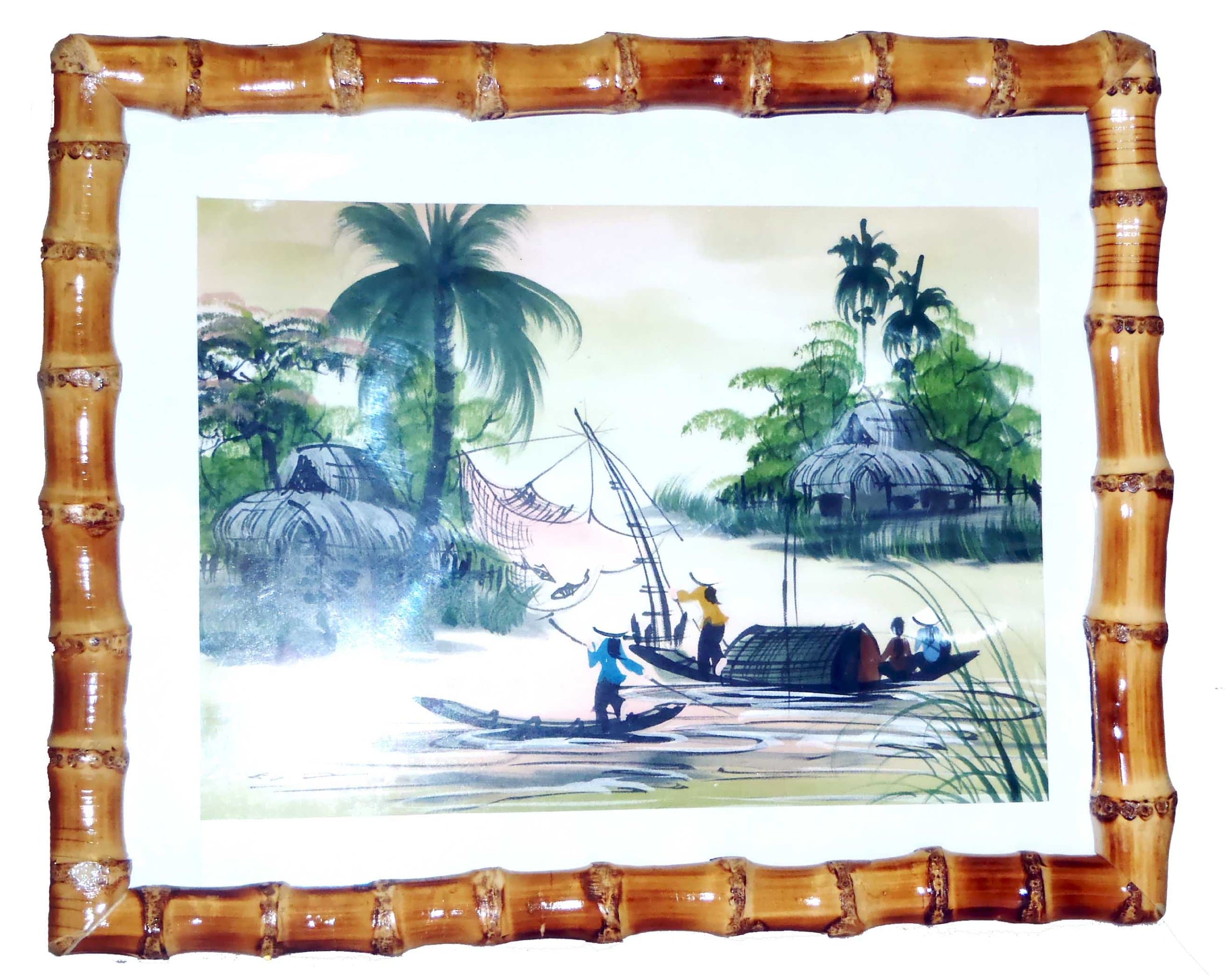 Bamboo Root Picture Frame Natural