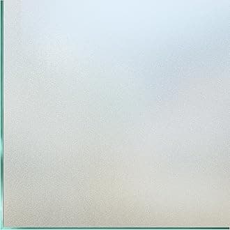 Coavas Privacy Window Film Sun UV Blocking Frosted Static Clings Non Adhesive Opaque Vinyl Decorative Glass Door Stickers Heat Control Coverings for Bathroom, Matter Pure 47.2 x 157.4 Inch