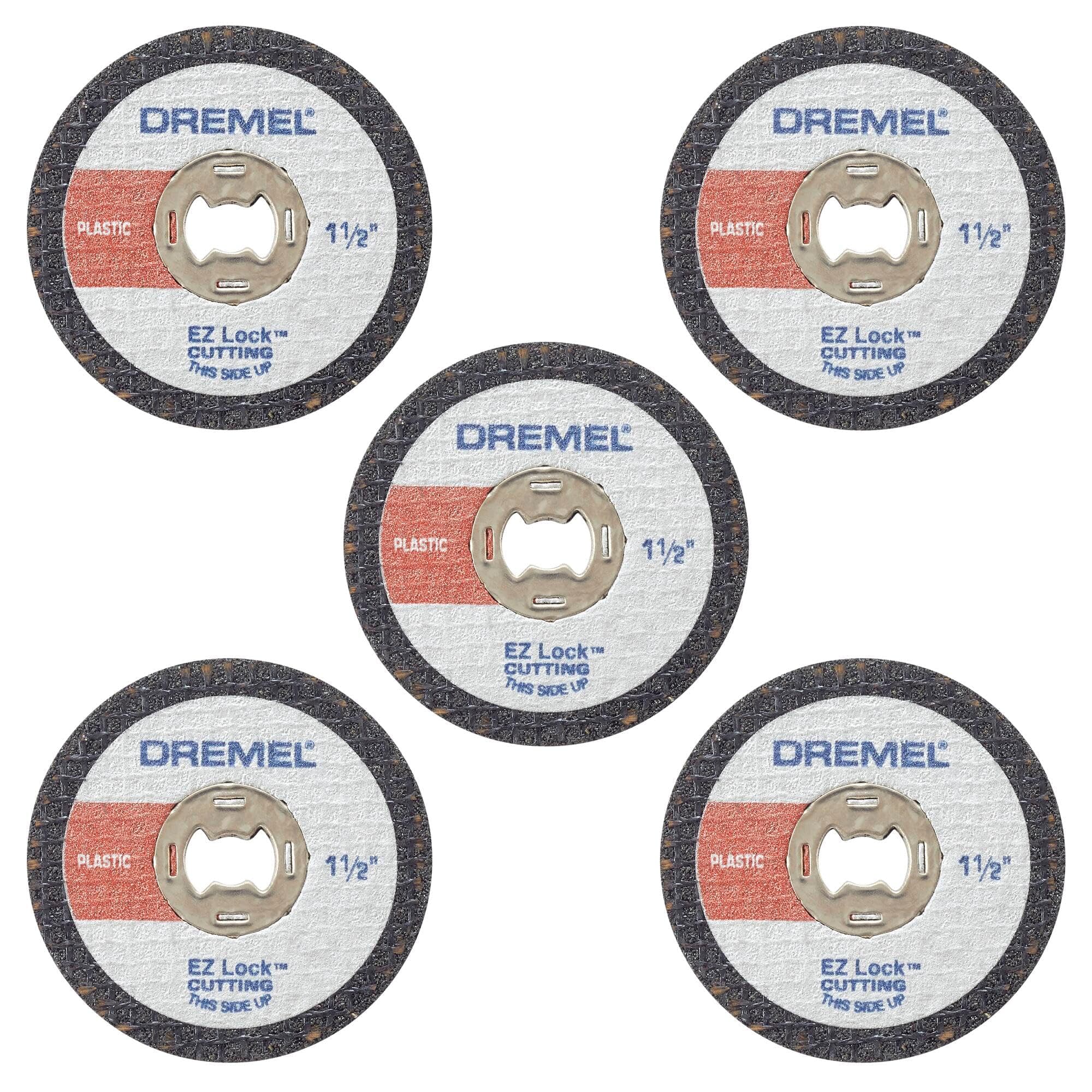 EZ476 1 1/2-Inch EZ Lock Rotary Tool Cut-Off Wheels for Plastic - 5 Pack