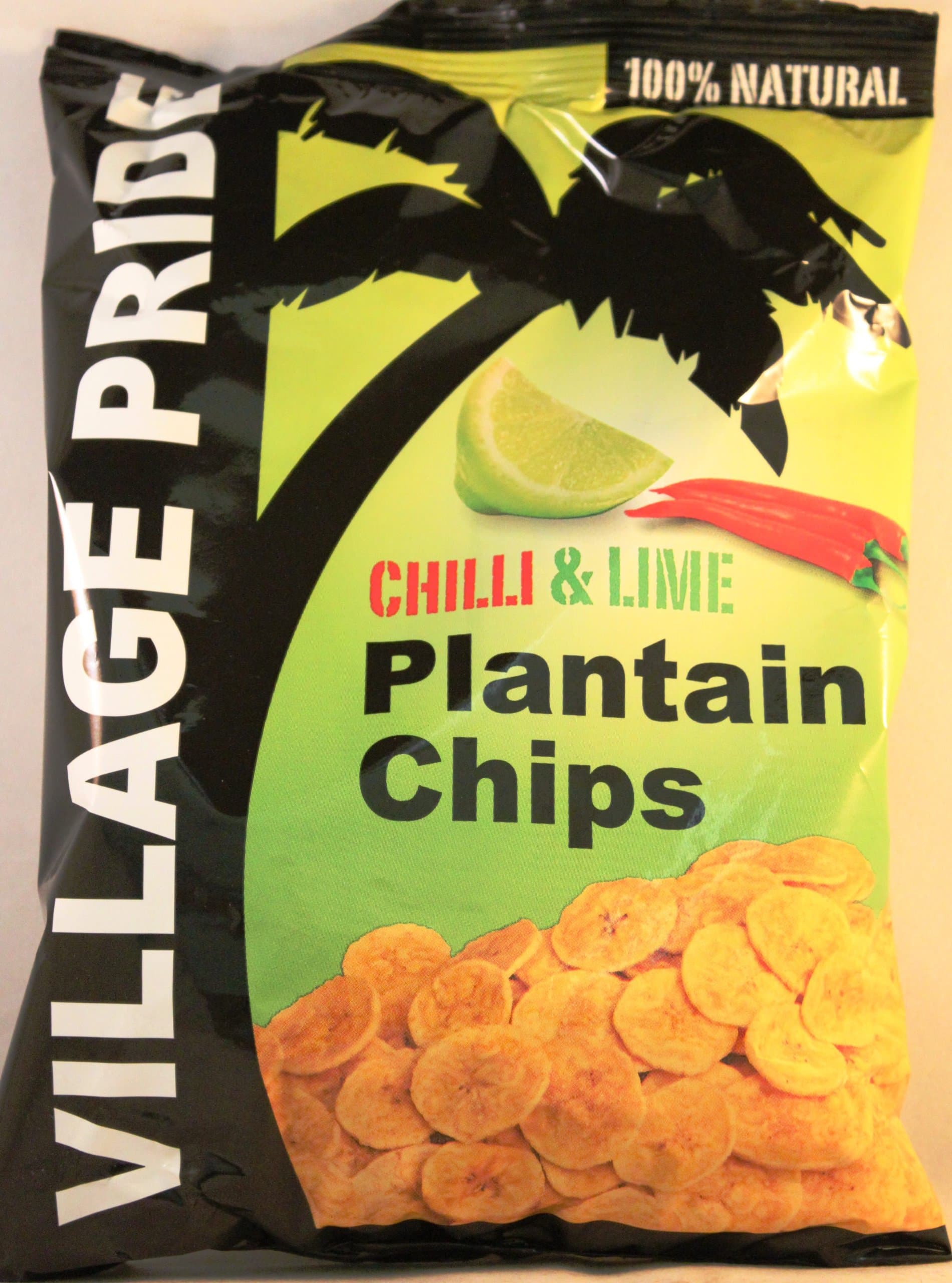Village Pride Chilli & Lime Plantain Chips 75g
