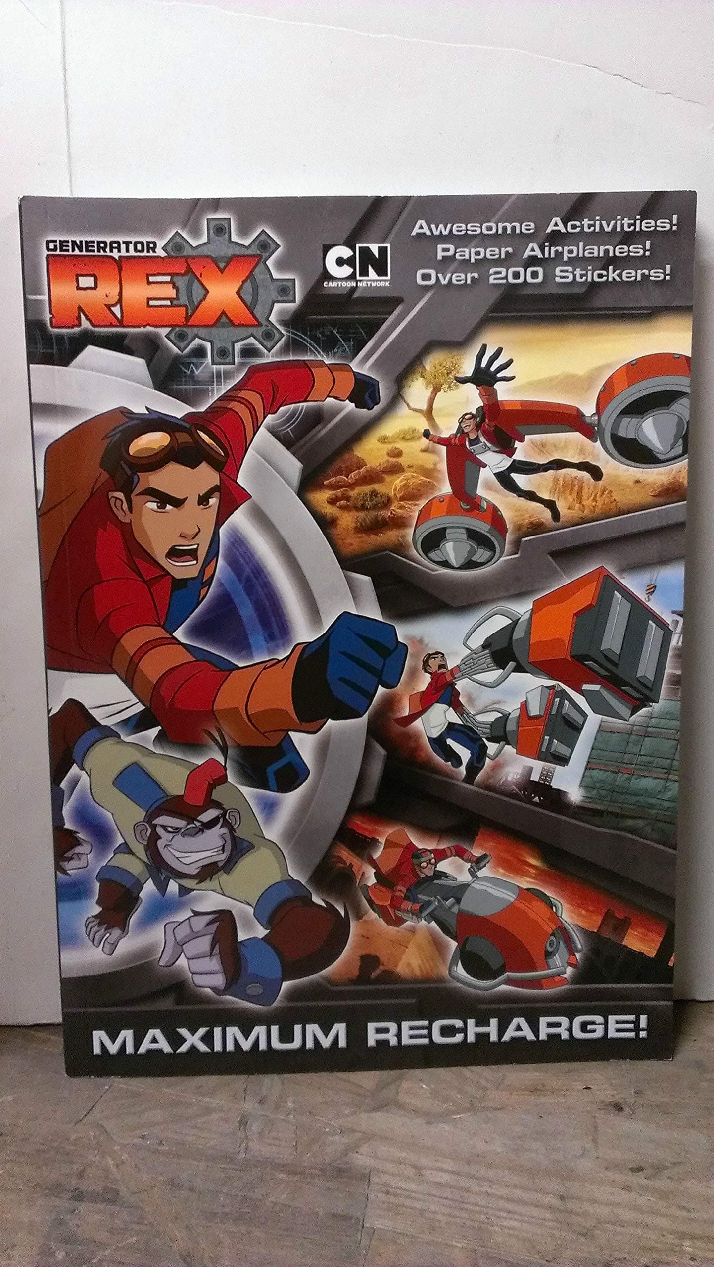 Maximum Recharge! (Generator Rex) (Full-Color Activity Book with Stickers)
