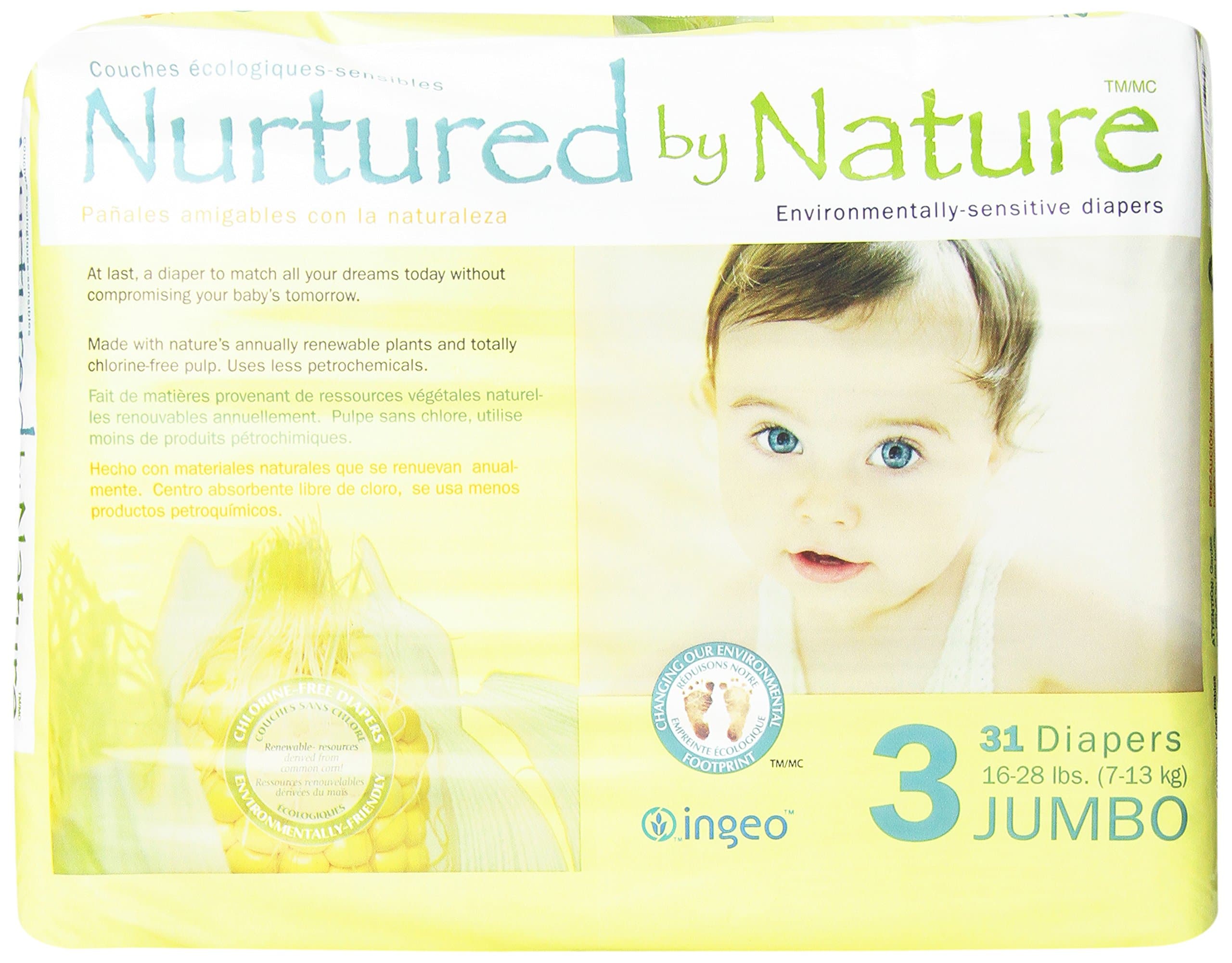 Environmentally-Sensitive Diapers, Jumbo Size 3, 31 Count