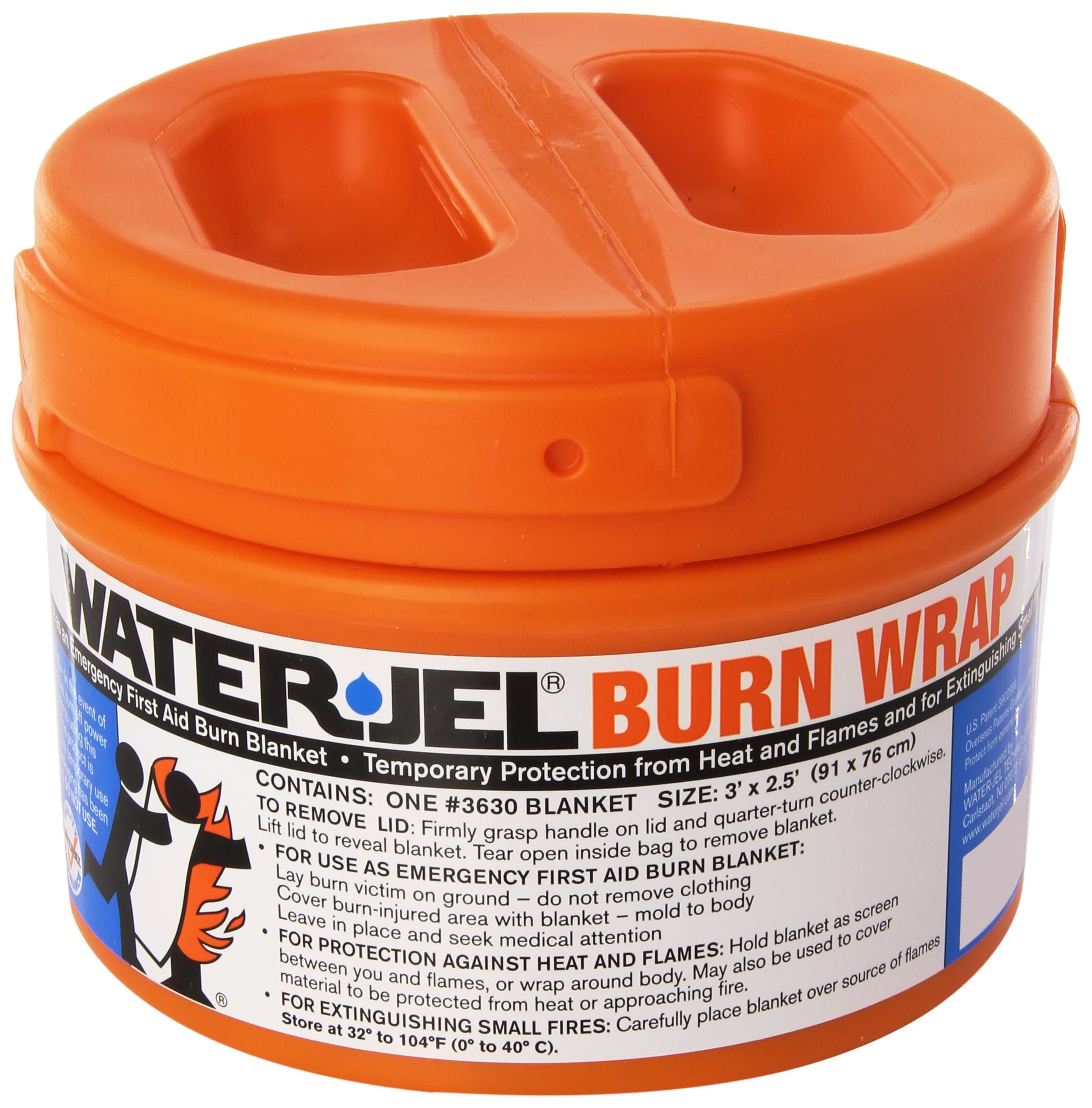 Water-Jel Technologies 3630-04 Burn Wrap in Canister, 3' x 2.5'