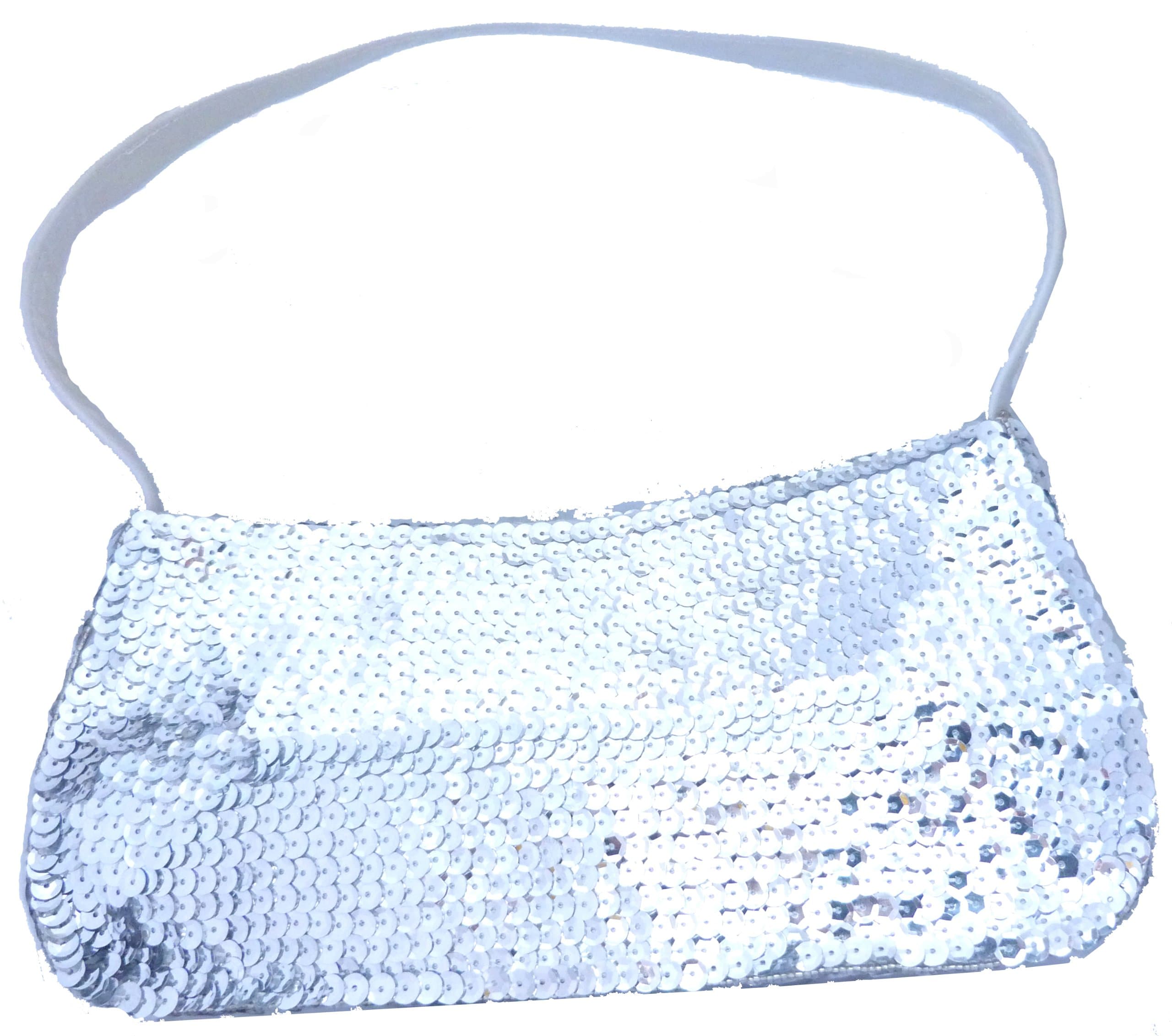 Valice Paris Women's Wristlet Black Silver