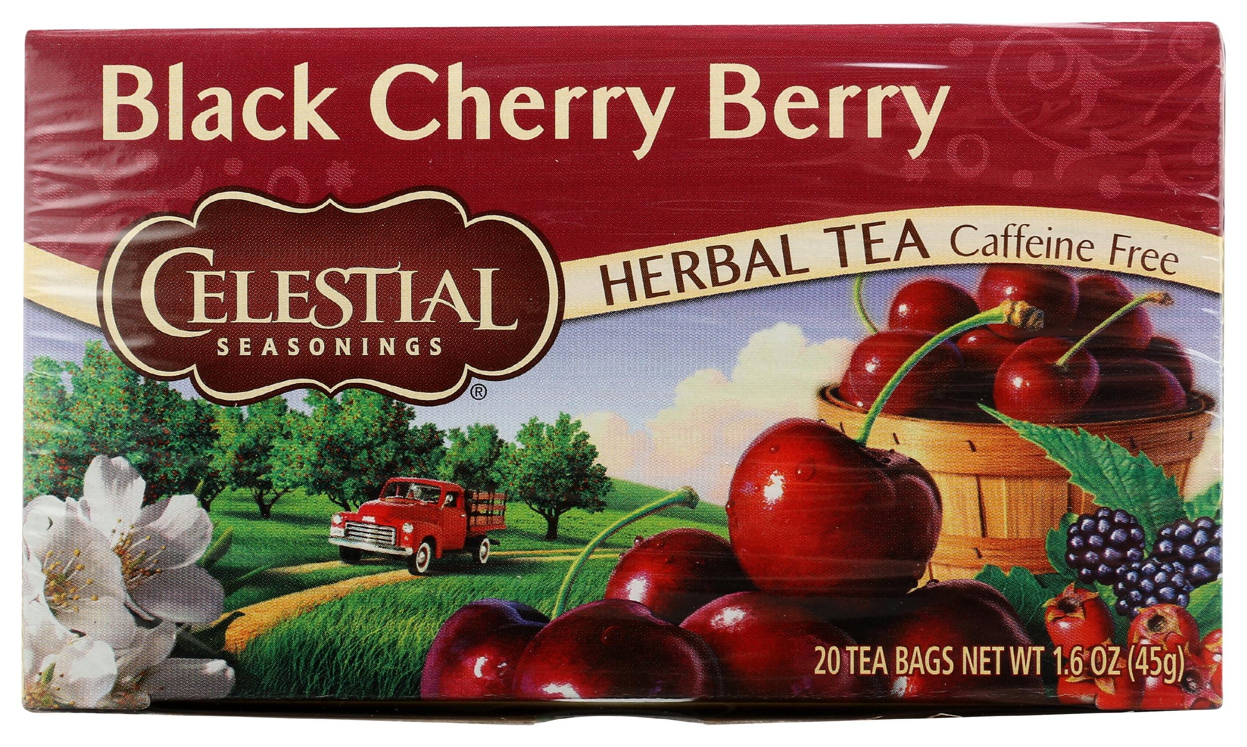 Celestial Seasonings Black Cherry Berry Herbal Tea, 20 Count