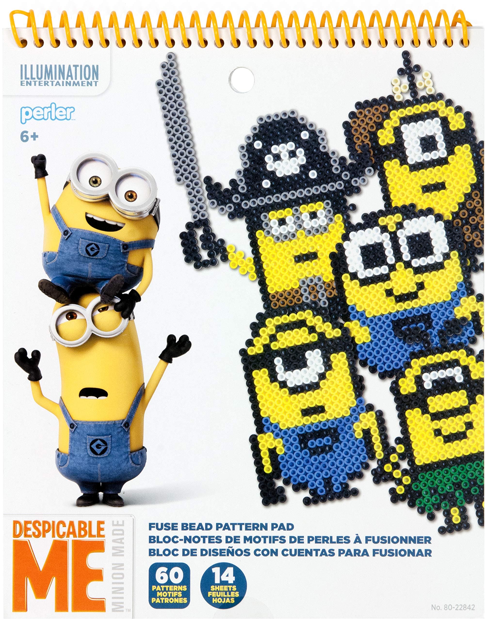 Perler Beads Despicable Me Minions Pattern Pad