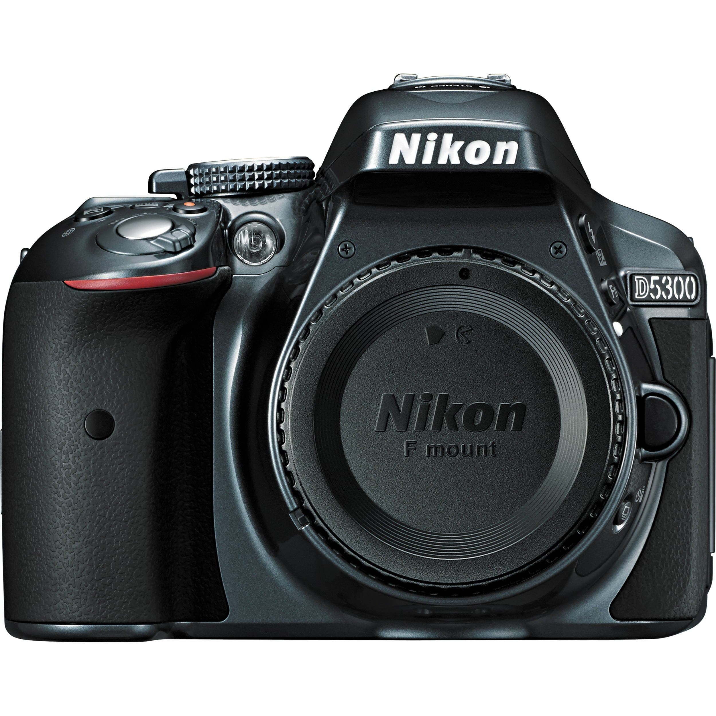Nikon D5300 24.2 MP CMOS Digital SLR Camera with Built-in Wi-Fi and GPS Body Only (Grey)
