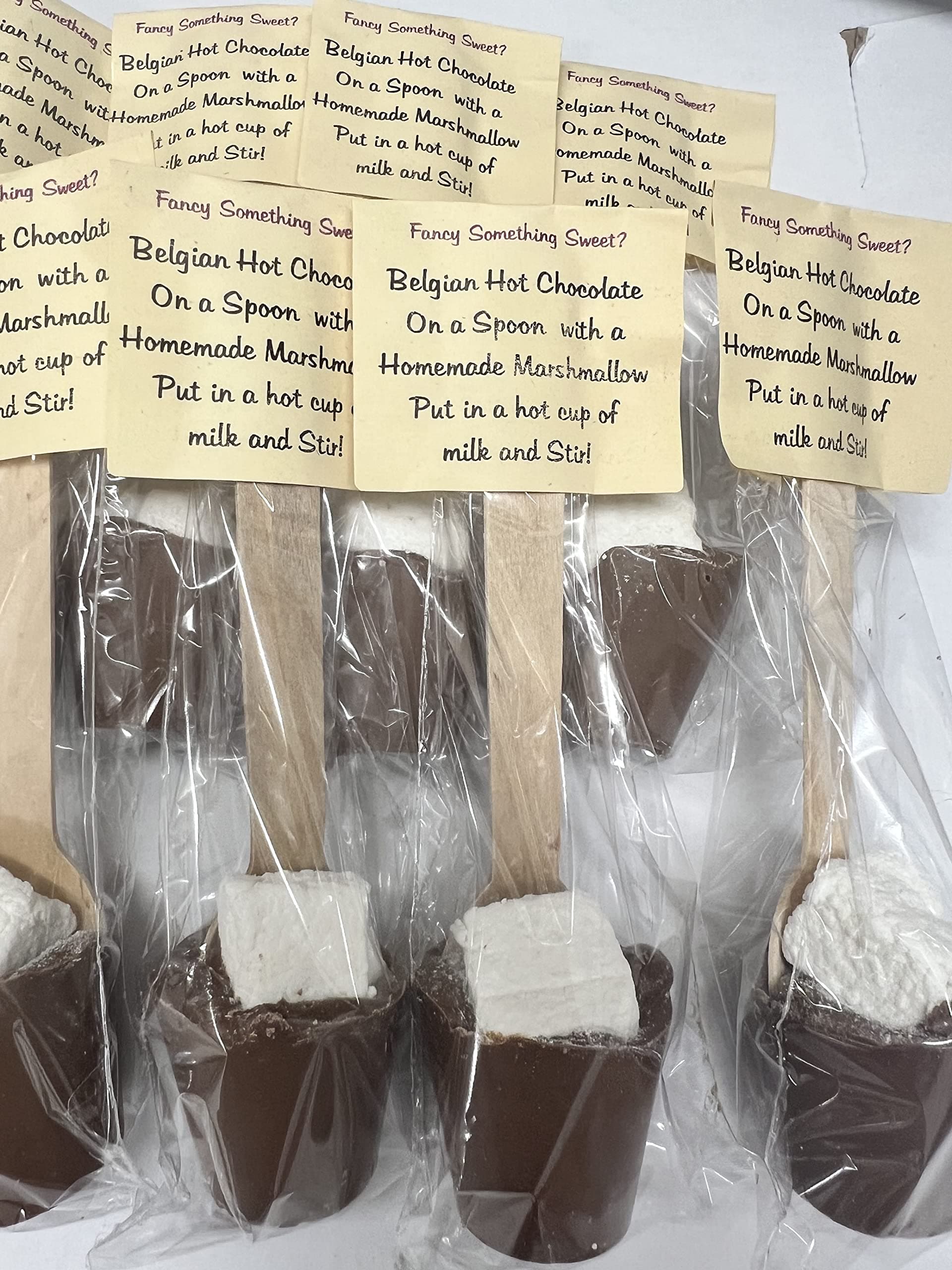 40 Hot Chocolates on a Spoon (Milk Marshmallow)