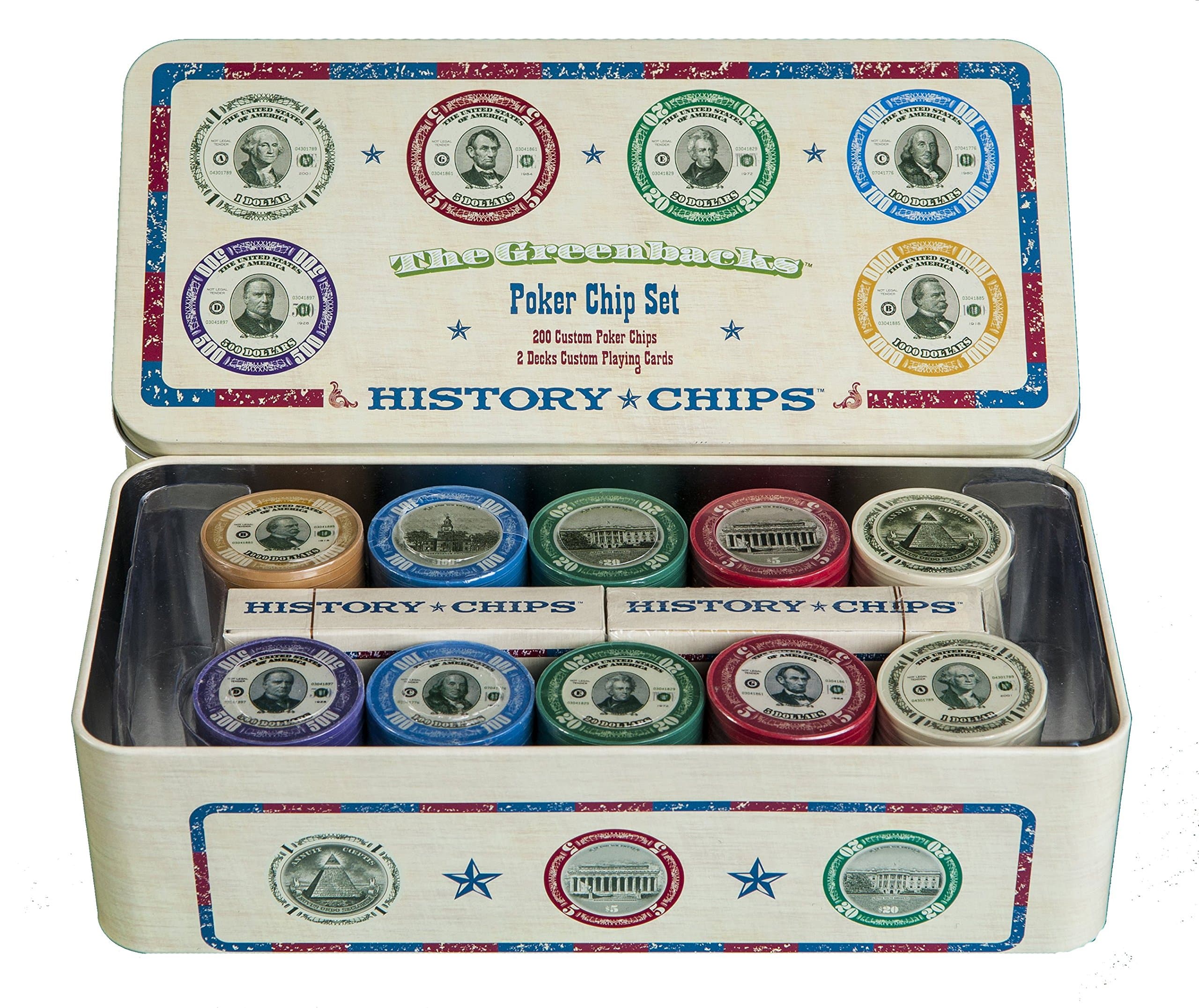 The Greenbacks - American Currency Themed Poker Chips!!