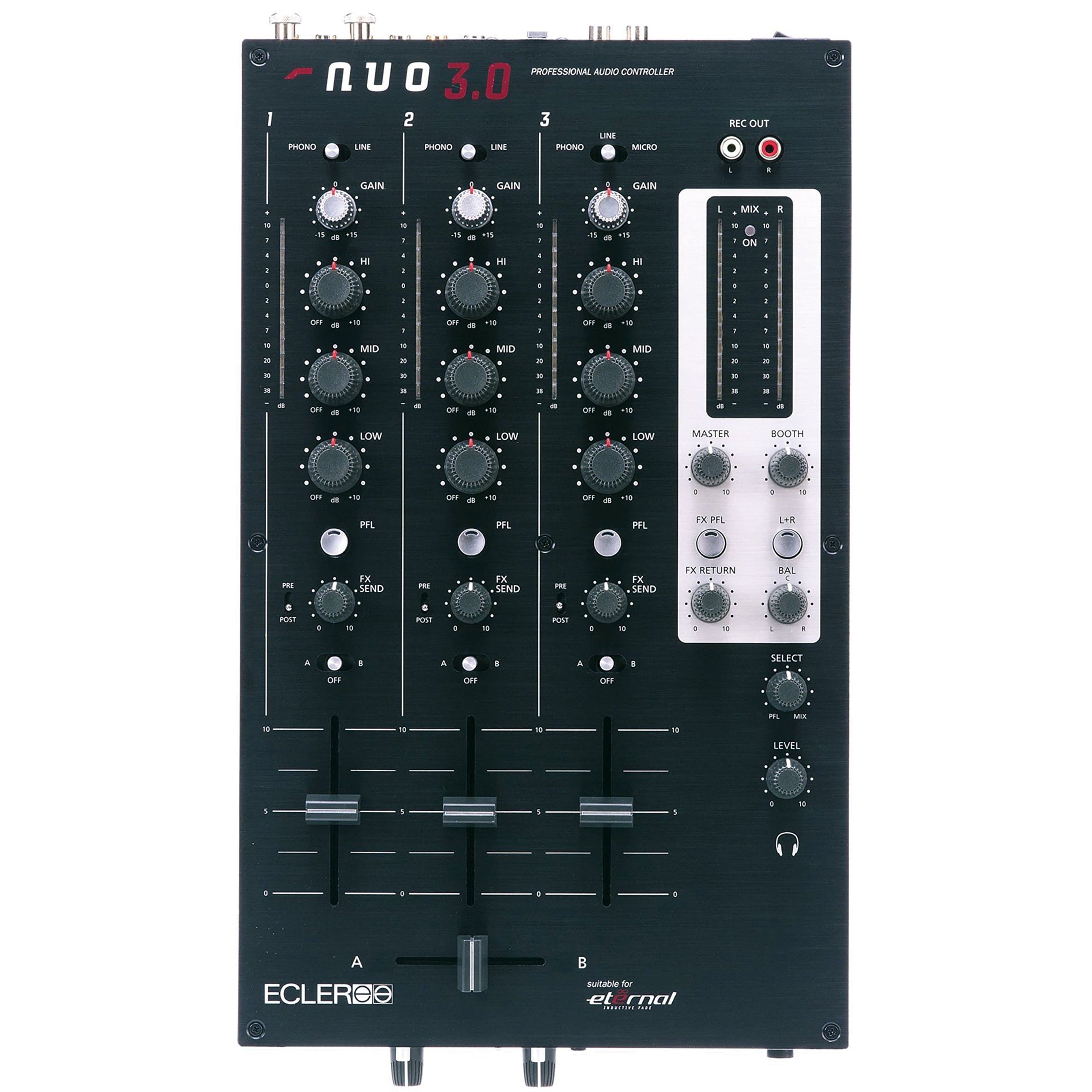 NUO 3.0 3-Channel DJ-Mixer