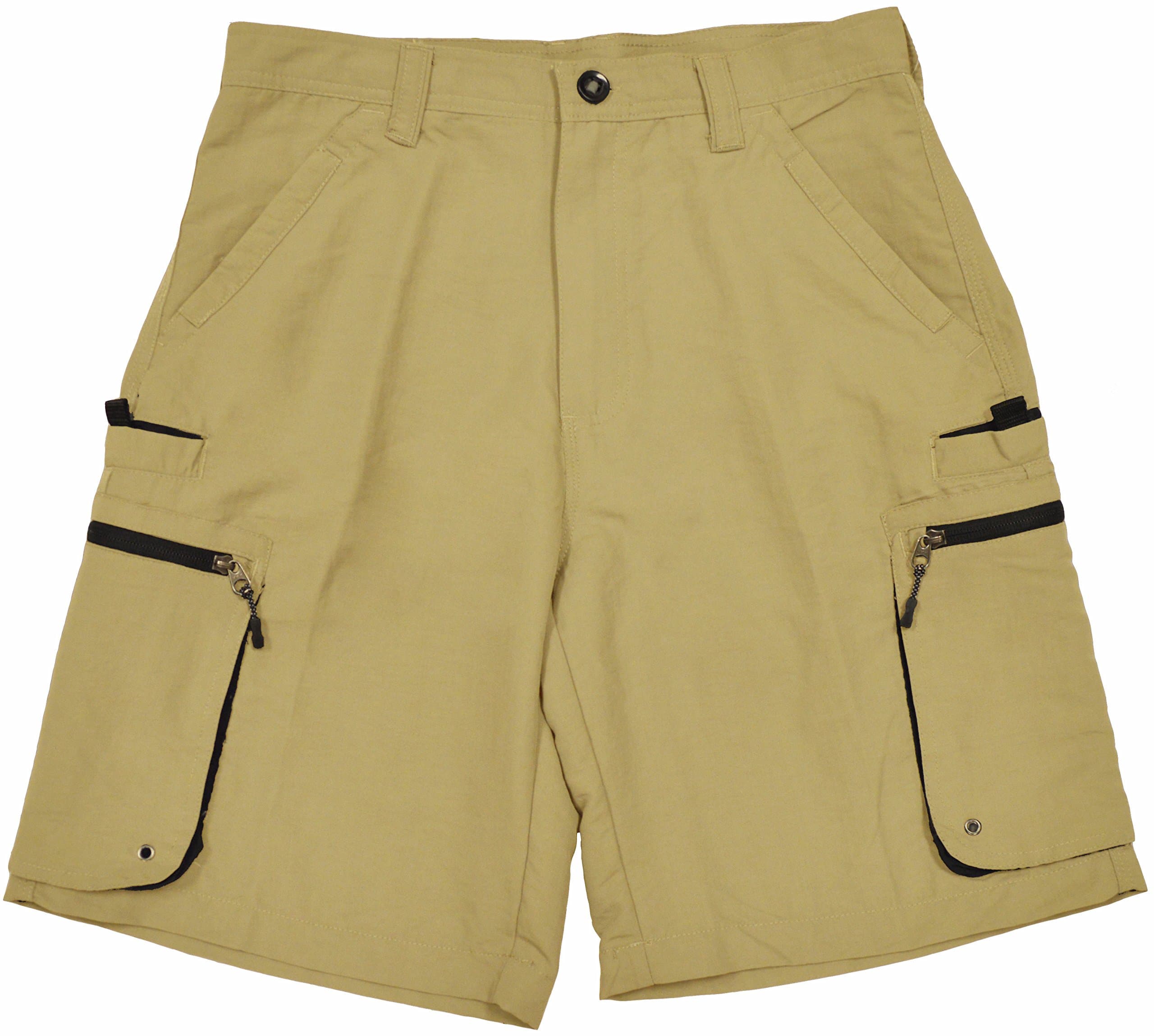 Bluewater Beach Men's Quickdry 7 Pocket Cargo Short