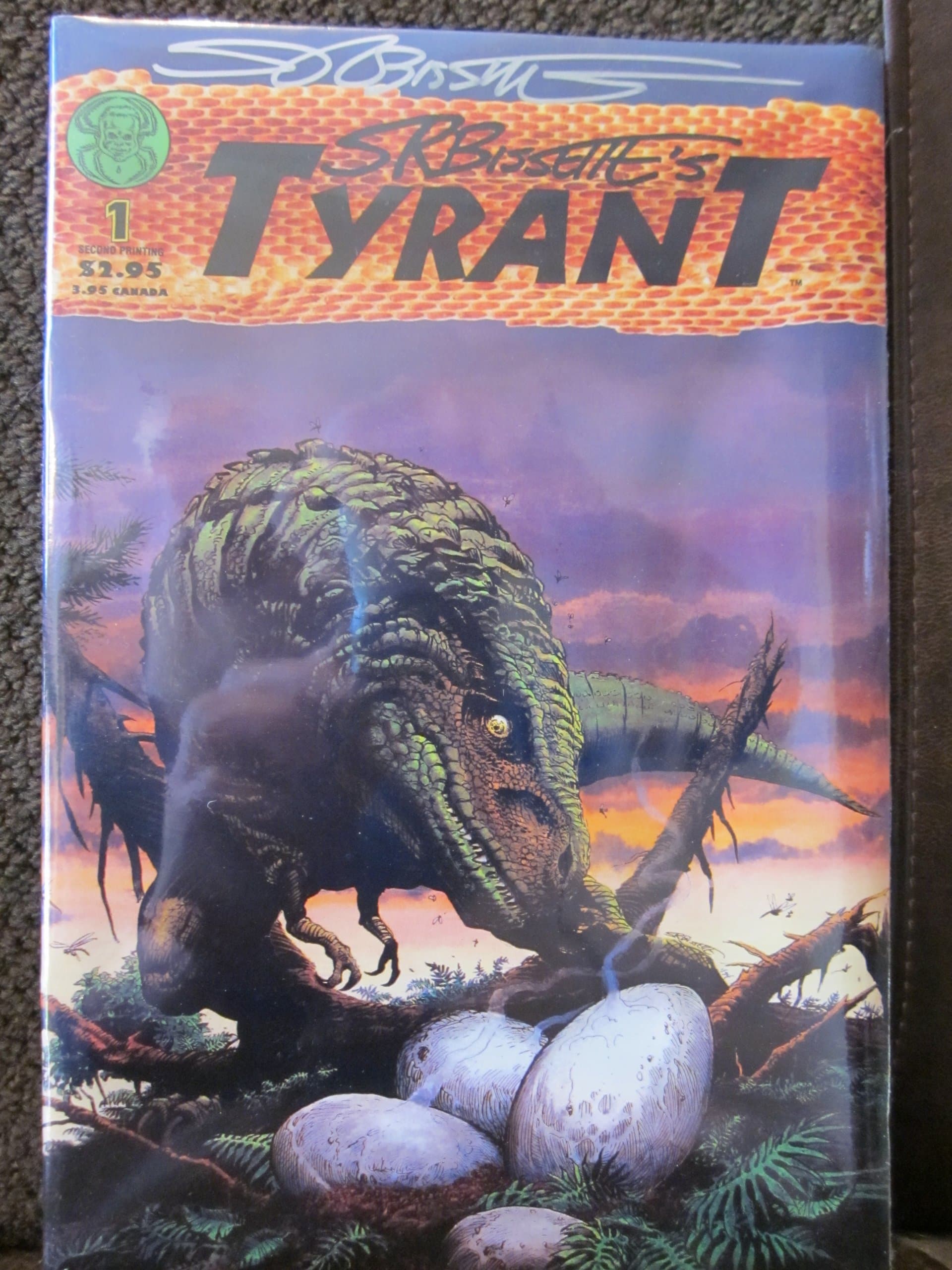 S.R. Bissette's TYRANNT "Paleo-Pack" 4 Comics + SIGNED