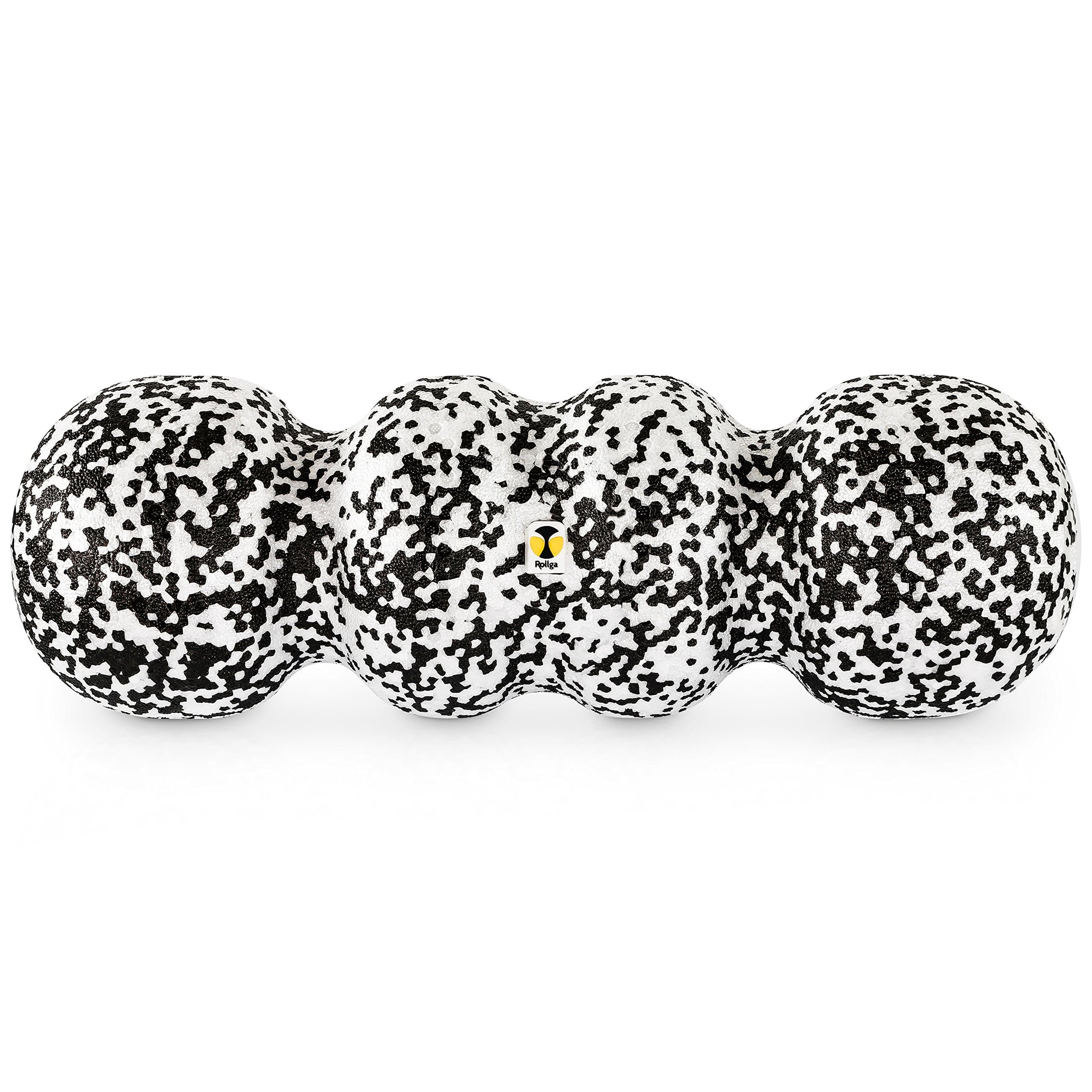 Rollga Foam Roller SOFT, black-white, 45cm, patented 4-zone design