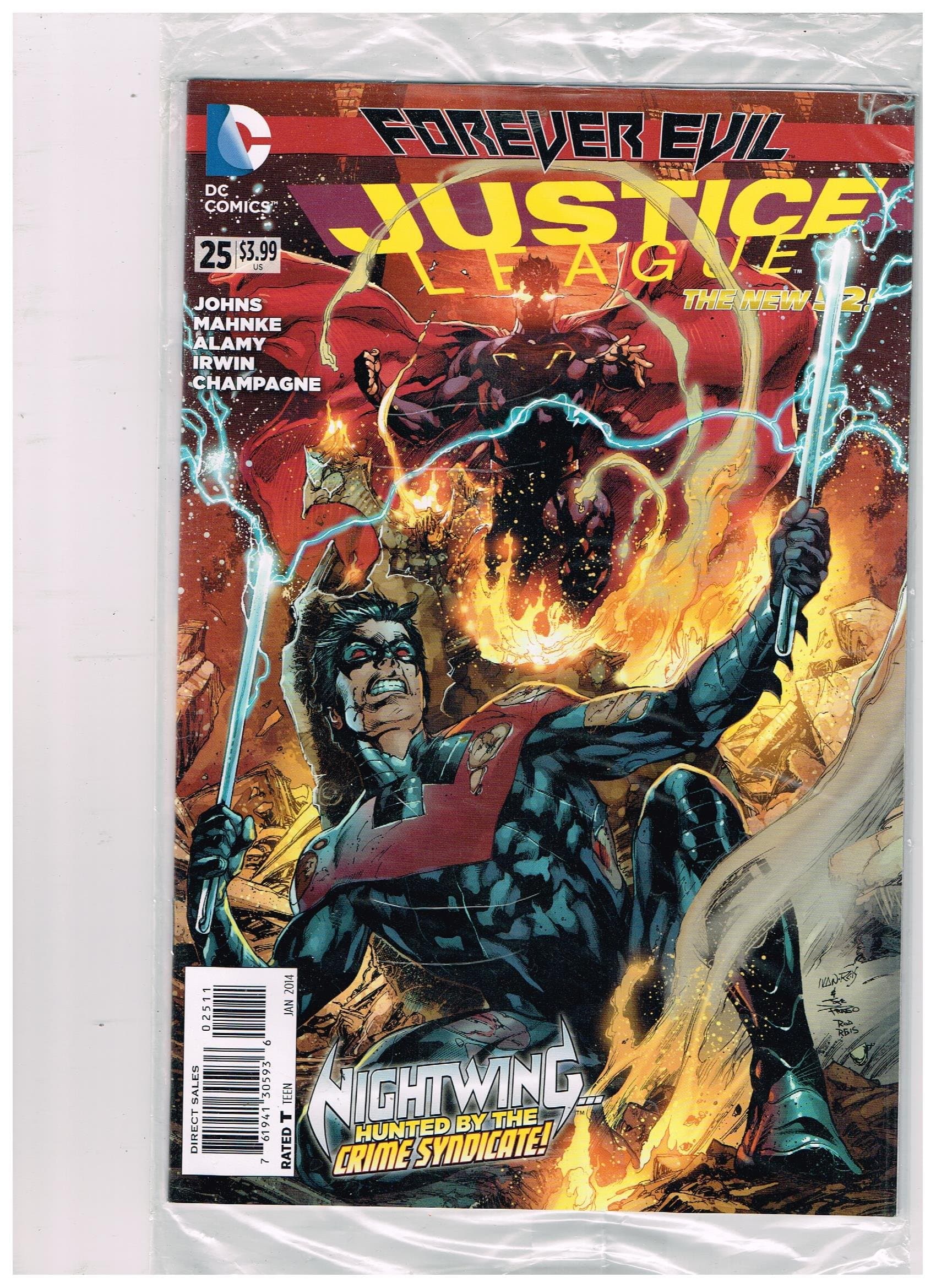 J.L. #25 DC Comic (Jan 2014) The New 52