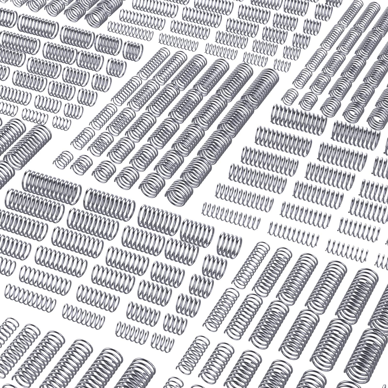 Compression Springs Assortment Kit, 30 Different Sizes 300pcs Mini Stainless Steel Springs for Repairs
