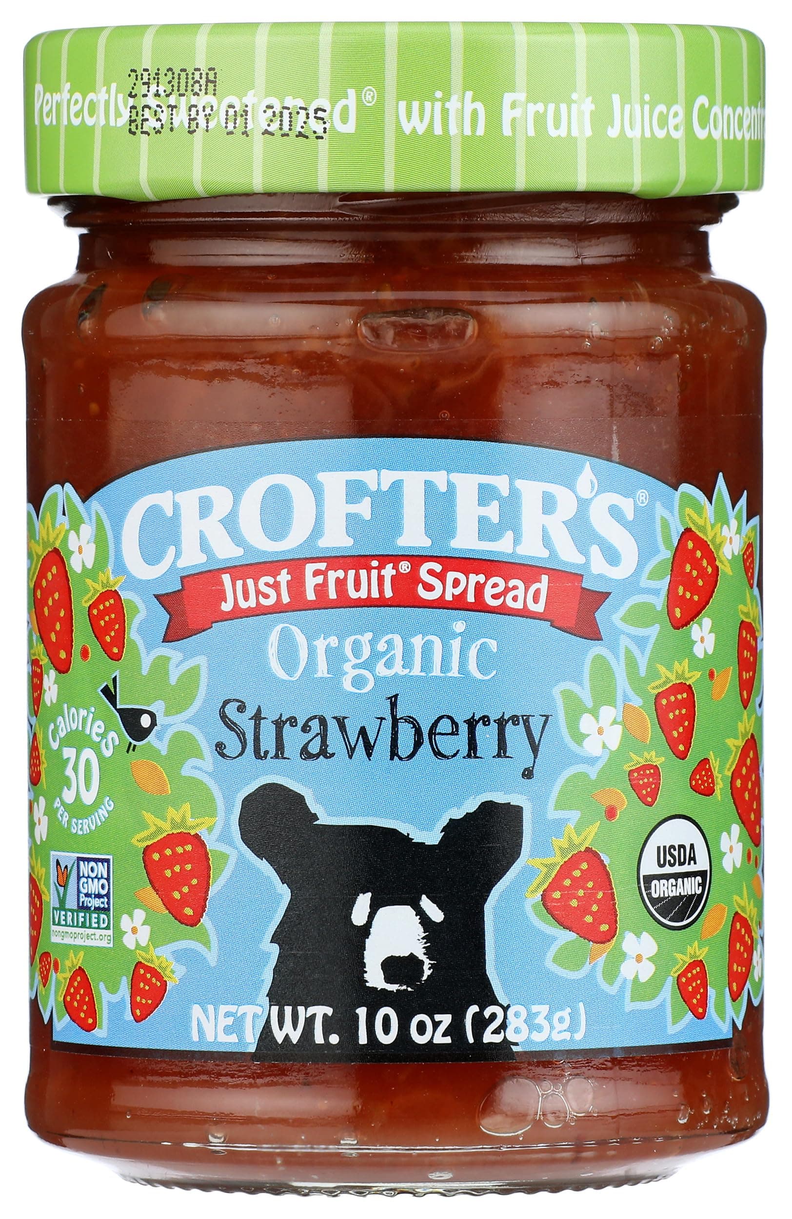 CROFTERS Organic Strawberry Fruit Spread, 10 OZ