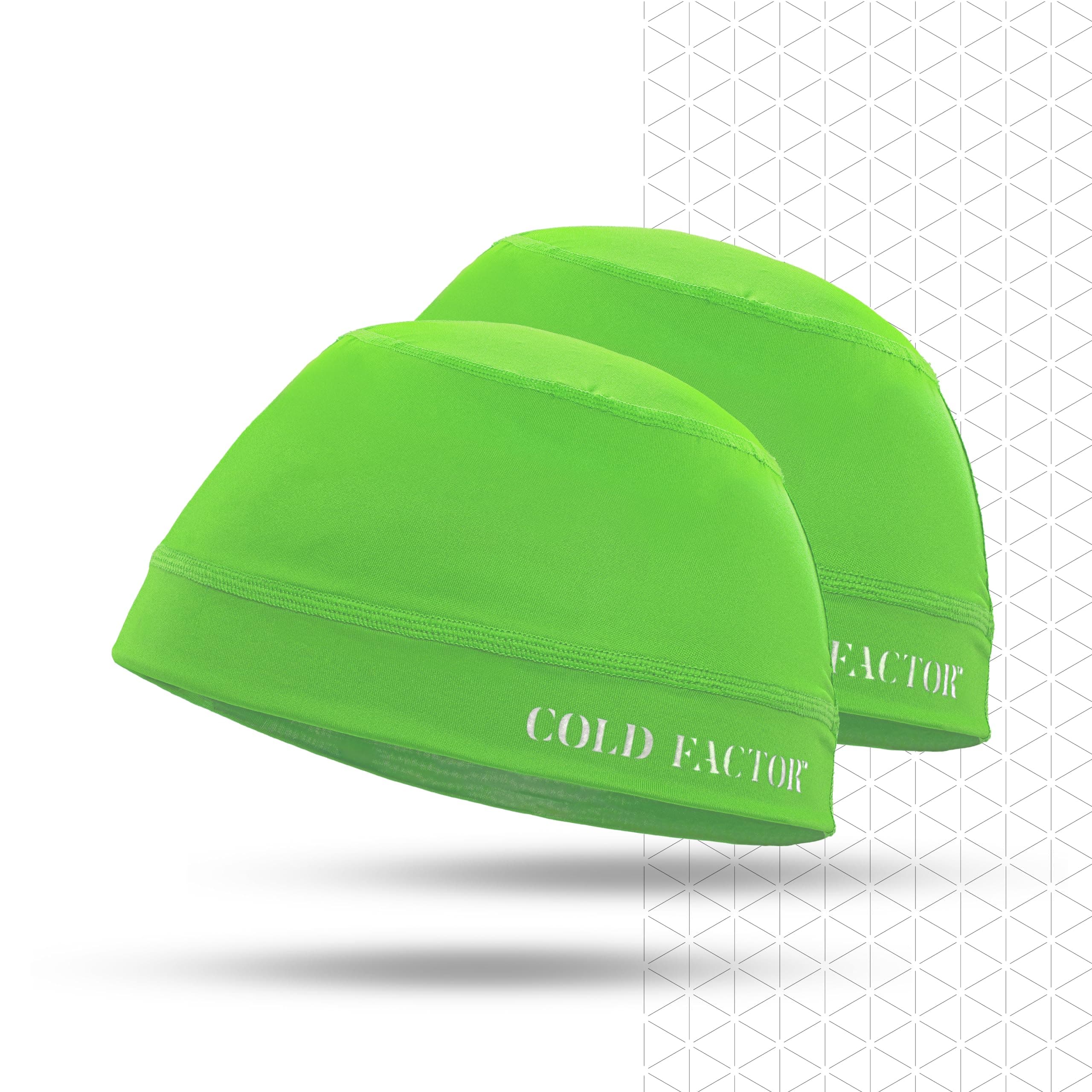 COLD FACTOR Instant Cooling Skull Cap & Helmet Liner 2 Pack | UPF 50+, Lite Chemical-Free Evaporative Cooling, Lasts 2+ Hours
