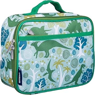 Wildkin Lunch Box, Insulated, Moisture Resistant, and Easy to Clean with Helpful Extras for Quick and Simple Organization, Perfect for Kids or On-The-Go Parents ââ‚¬â€œ Dinomite Dinosaurs