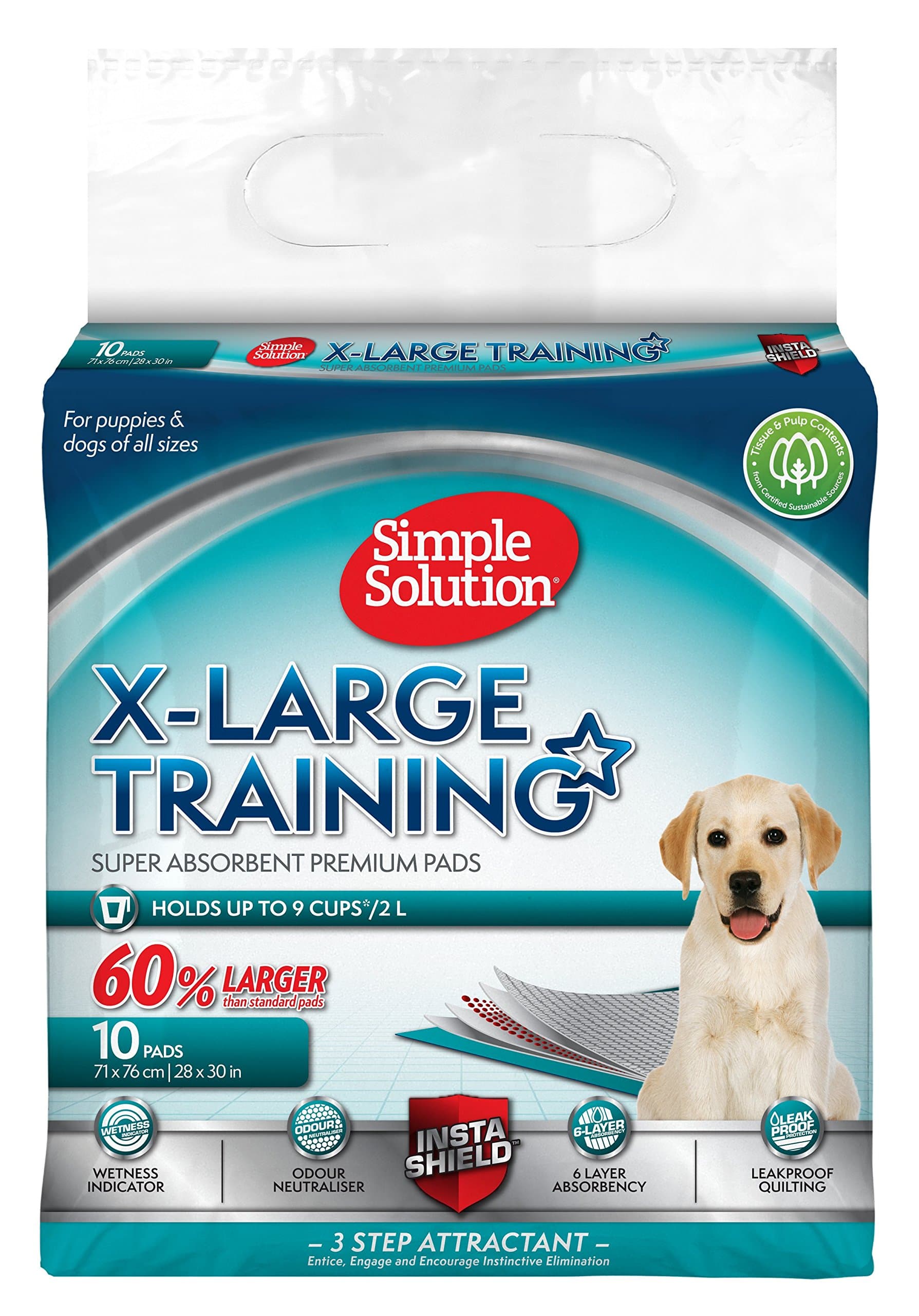 Premium Dog And Puppy Training Pads White Pack of 10