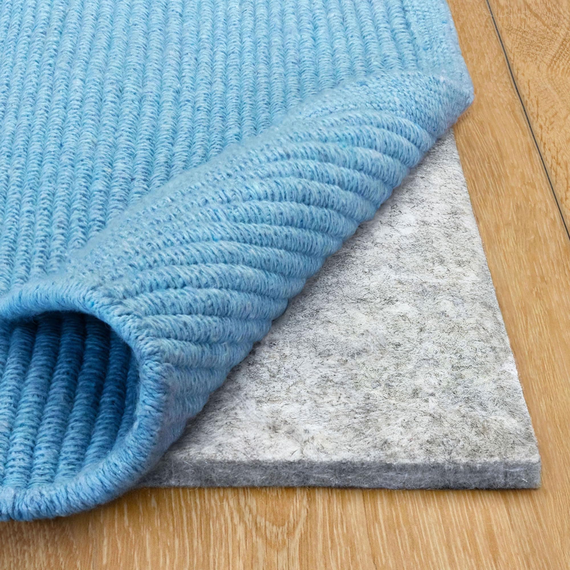Basics - 8' Square - 3/8" Thick - 100% Felt - Protective Cushioning Rug Pad - Safe for All Floors and Finishes Including Hardwoods