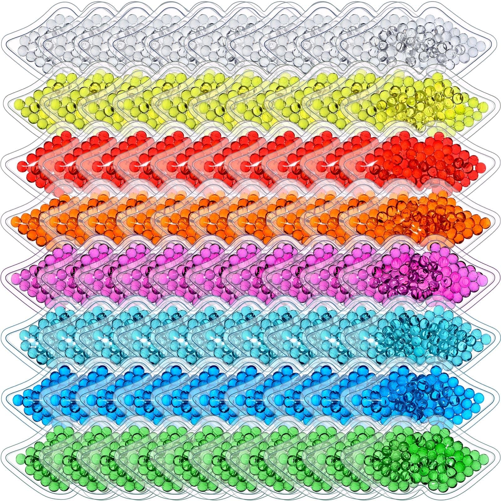 TrelaCo80 PCS Mini Lip Ice Pack - Cold Compress Reusable Portable Gel Ice Pack Bulk for Relief Headaches, Toothaches, Tired, Eye Face Swelling, Relax