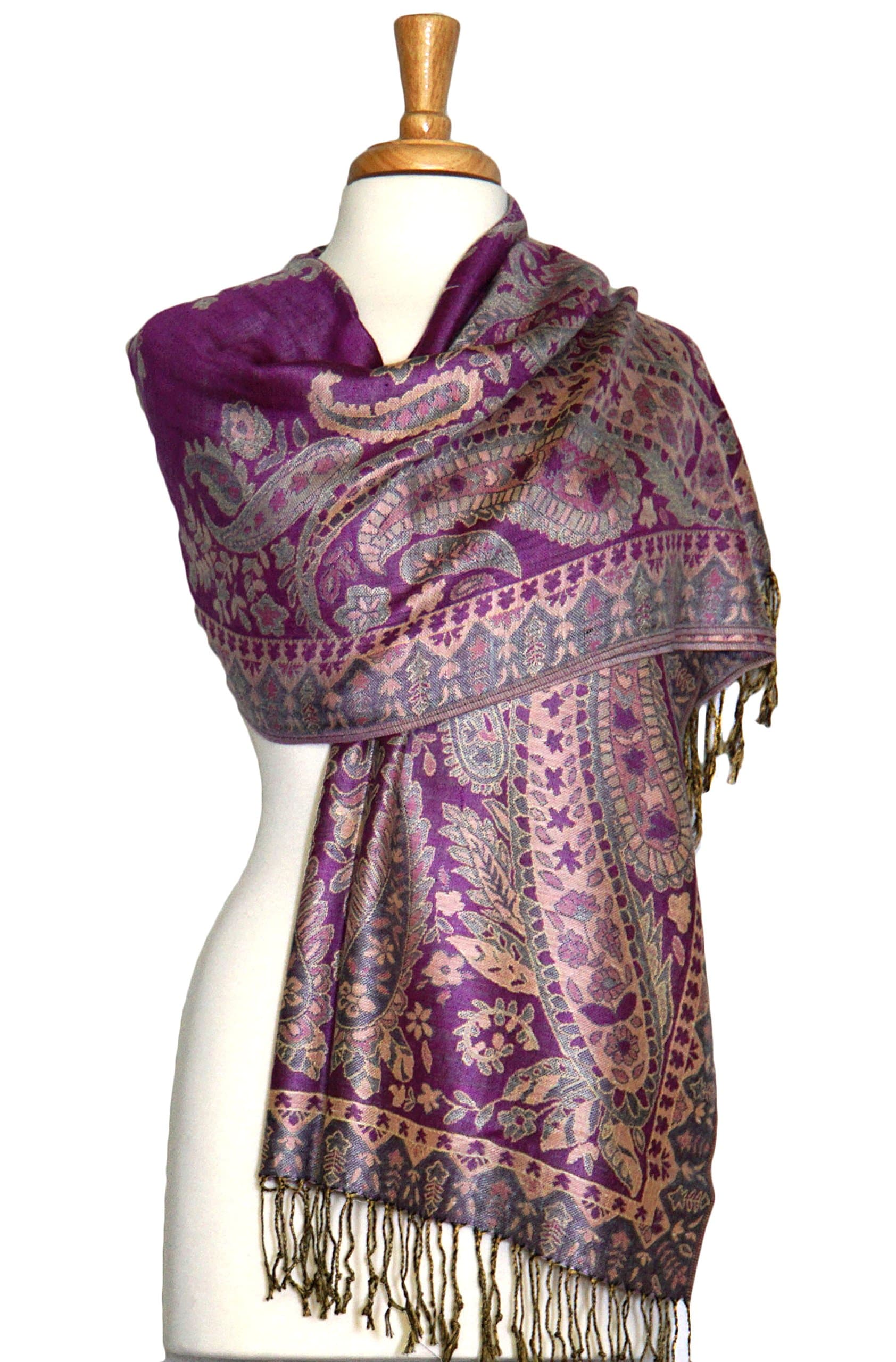 Classic Paisley Pashmina Shawl Scarf