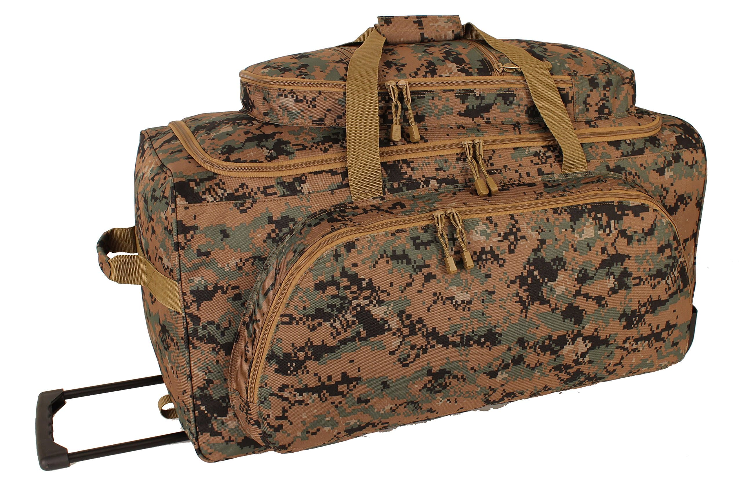 Marpat Digital Woodland Rolling Duffle Bag