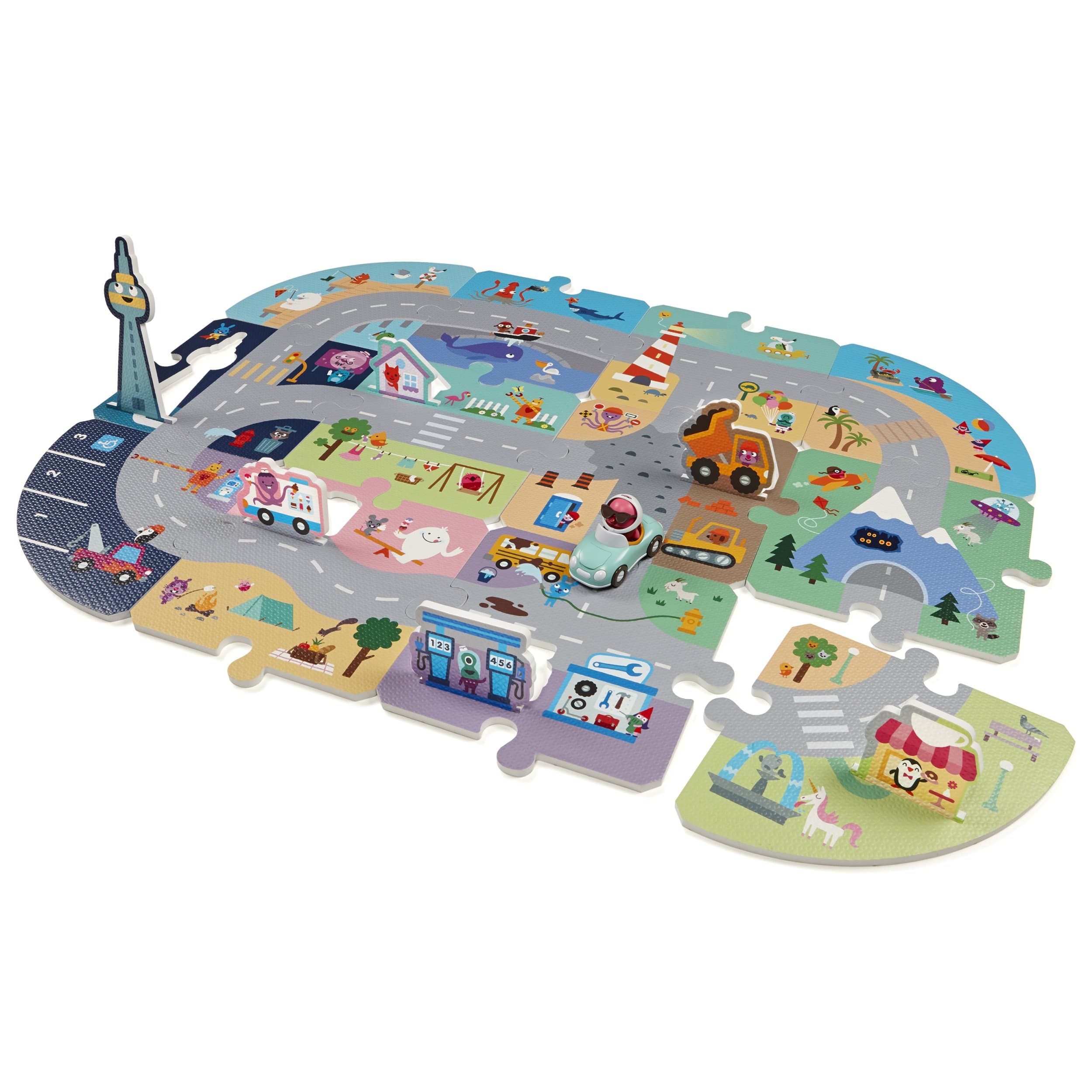 Sago Mini - Puzzle Mats - Robin’S Roadtrip