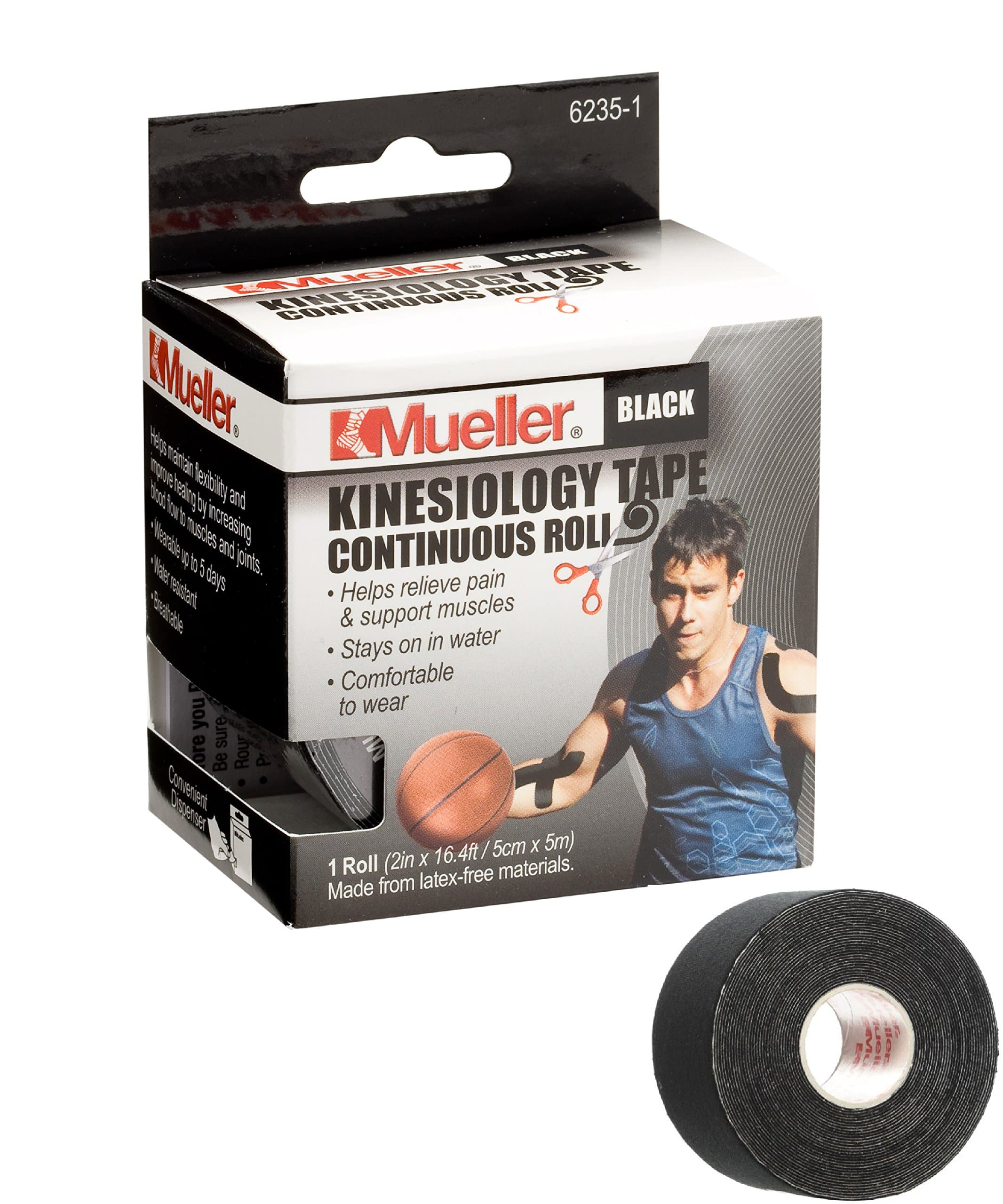 MUELLER KINESIOLOGY SINGLE ROLL TAPE:6235-1
