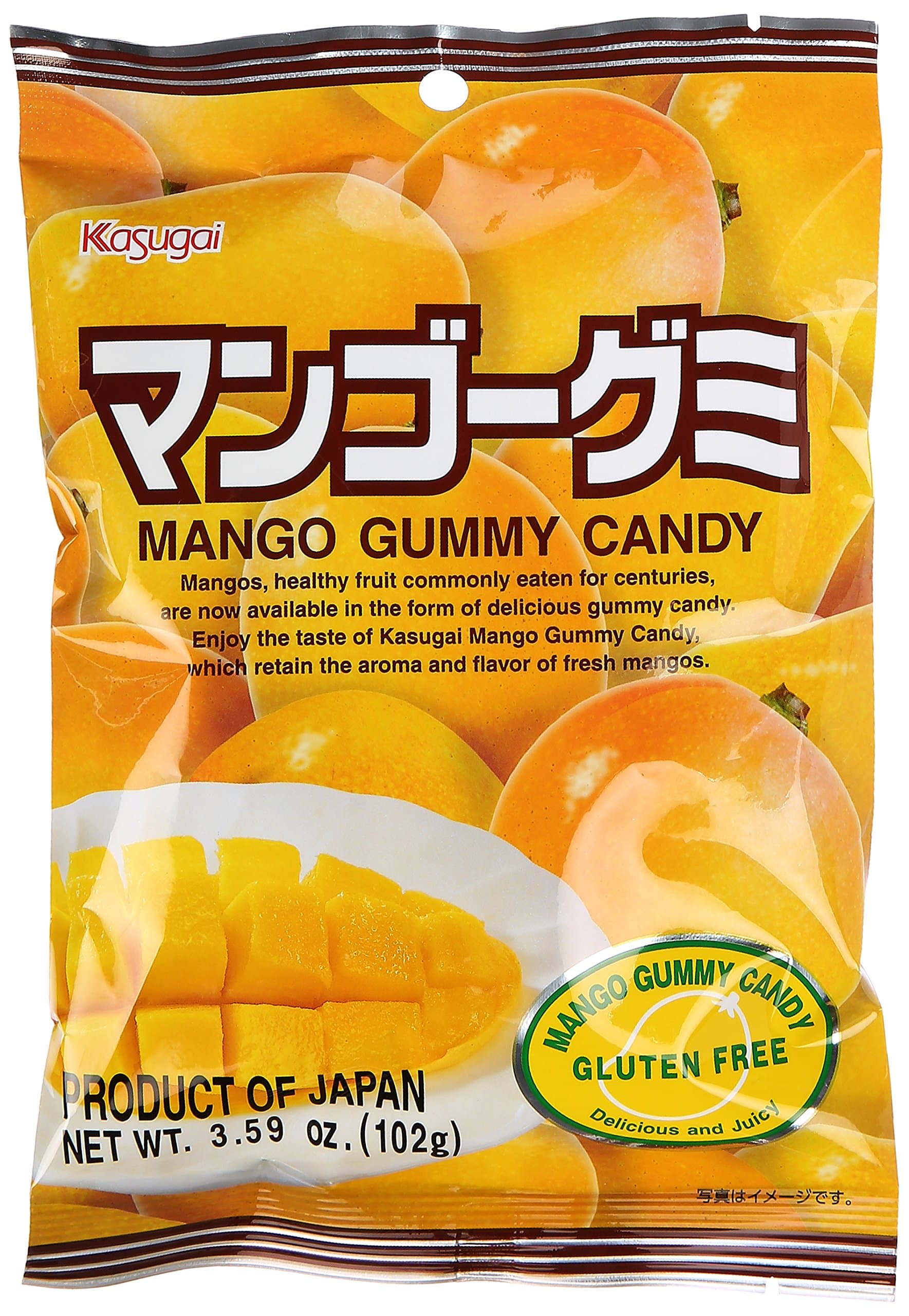 Kasugai Frutia Mango Gummy Candy 102g
