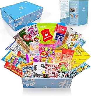 Japanese Vegetarian Snacks & Candy 30 Piece Dagashi Set Halal Friendly Food