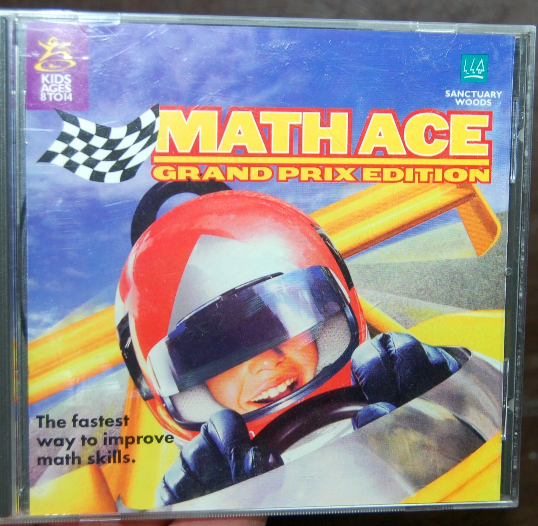 Math Ace Grand Prix Edition Fastest Way to Improve Math Skills Ages 8 - 14