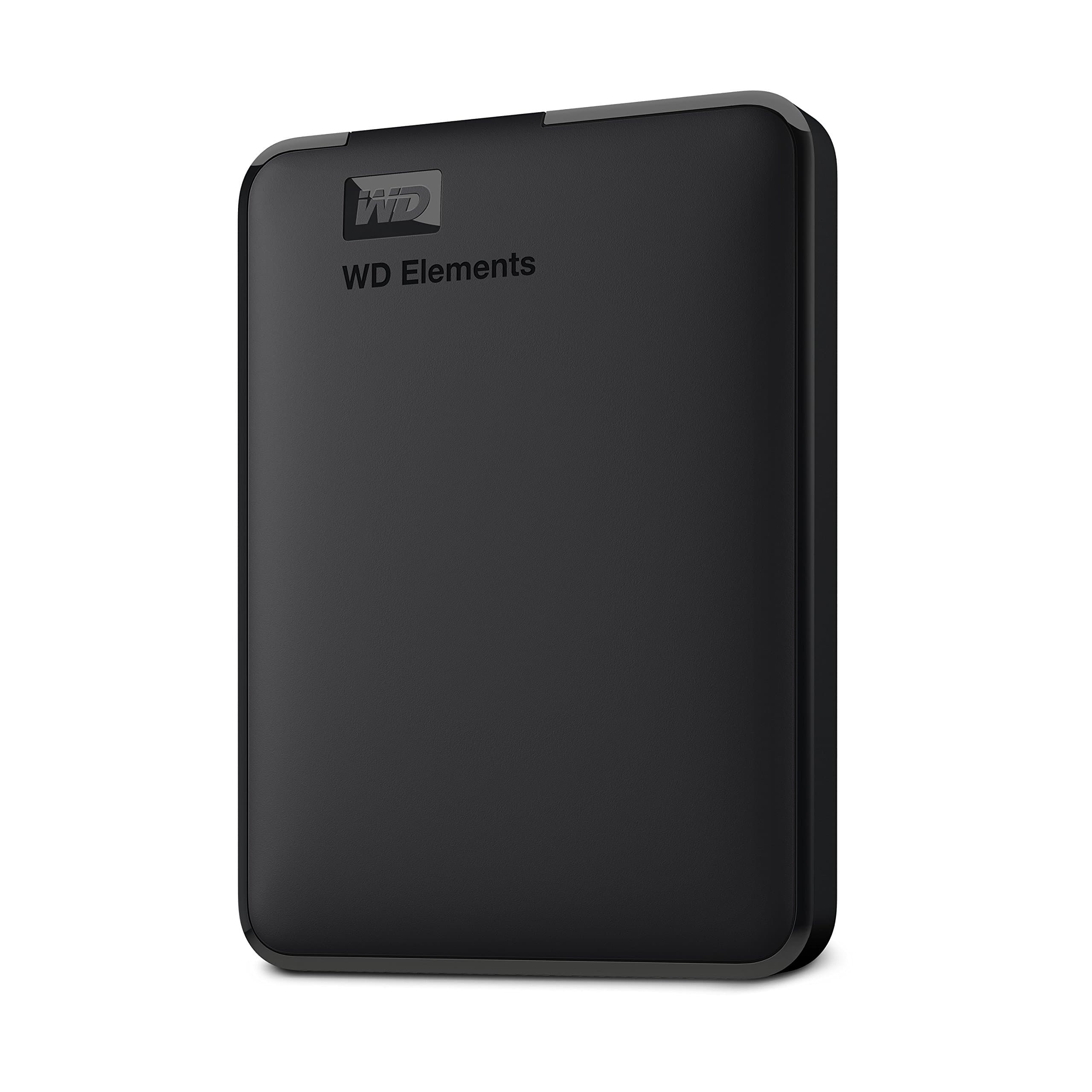 WD 6TB Elements Portable External Hard Drive for Windows, USB 3.2 Gen 1/USB 3.0 for PC & Mac, Plug and Play Ready - WDBHJS0060BBK-WESN
