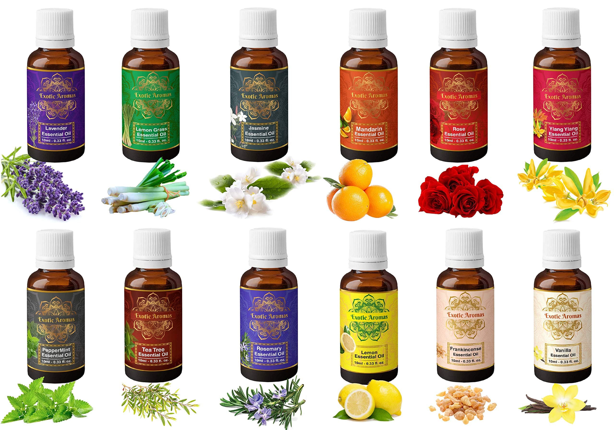 Pack of 12 Essential Oils
